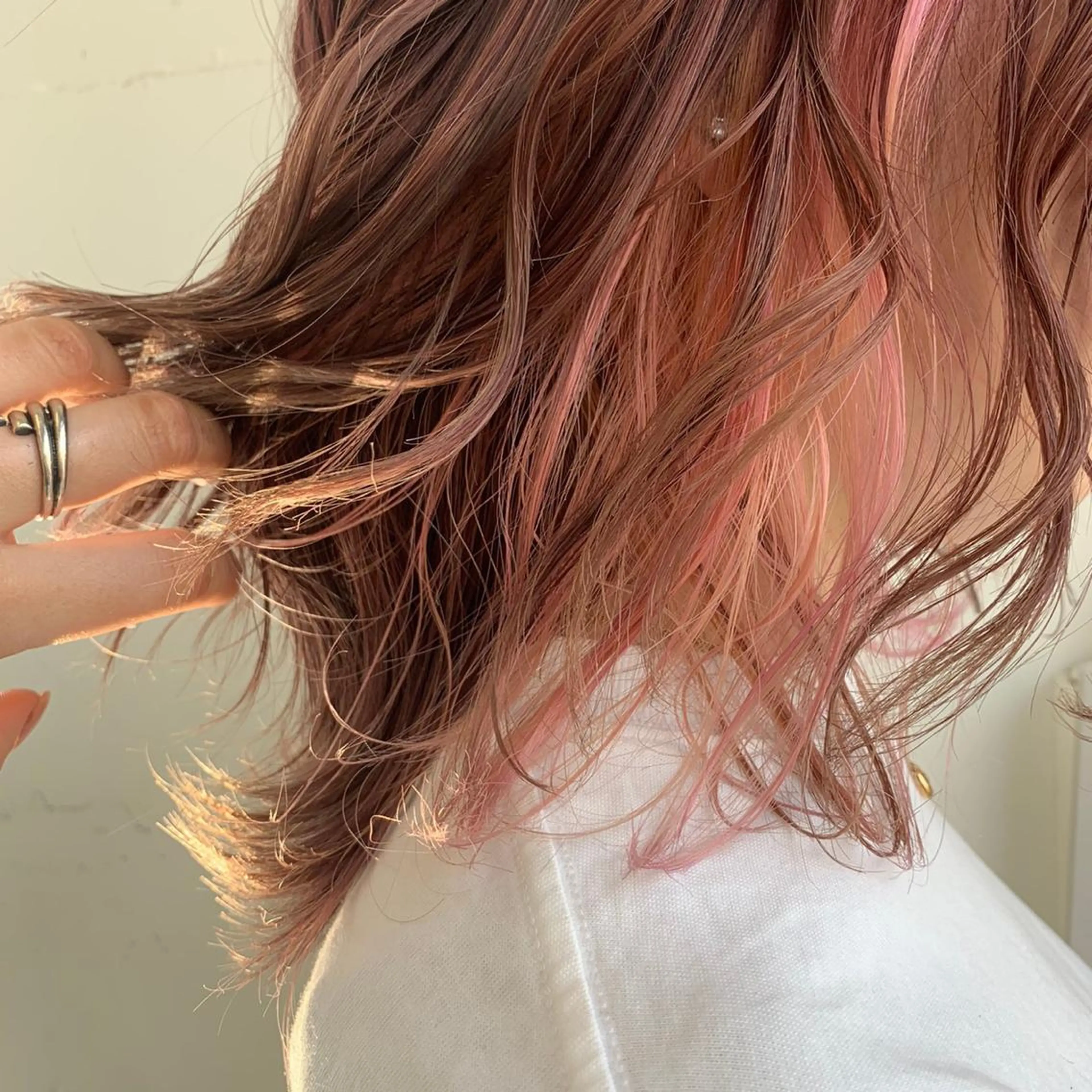 カット＋インナーカラー＋フルカラーの写真