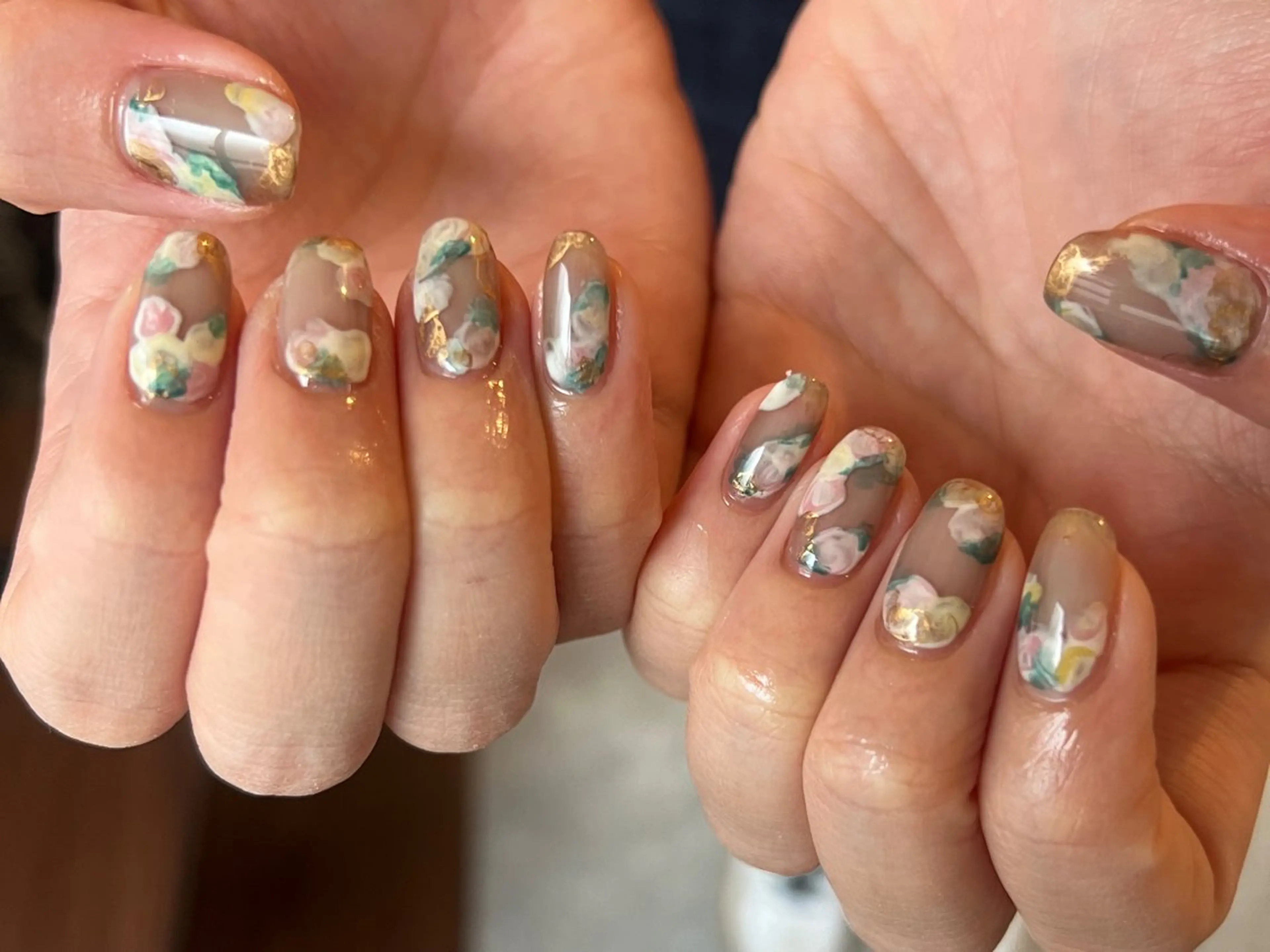 ネイル フットネイル ジェルネイル 韓国ネイル マグネットネイル ミラーネイル ハンドネイル 個性派ニュアンス nuts nail所属・【池袋】nuts nail　なつみのネイルデザイン