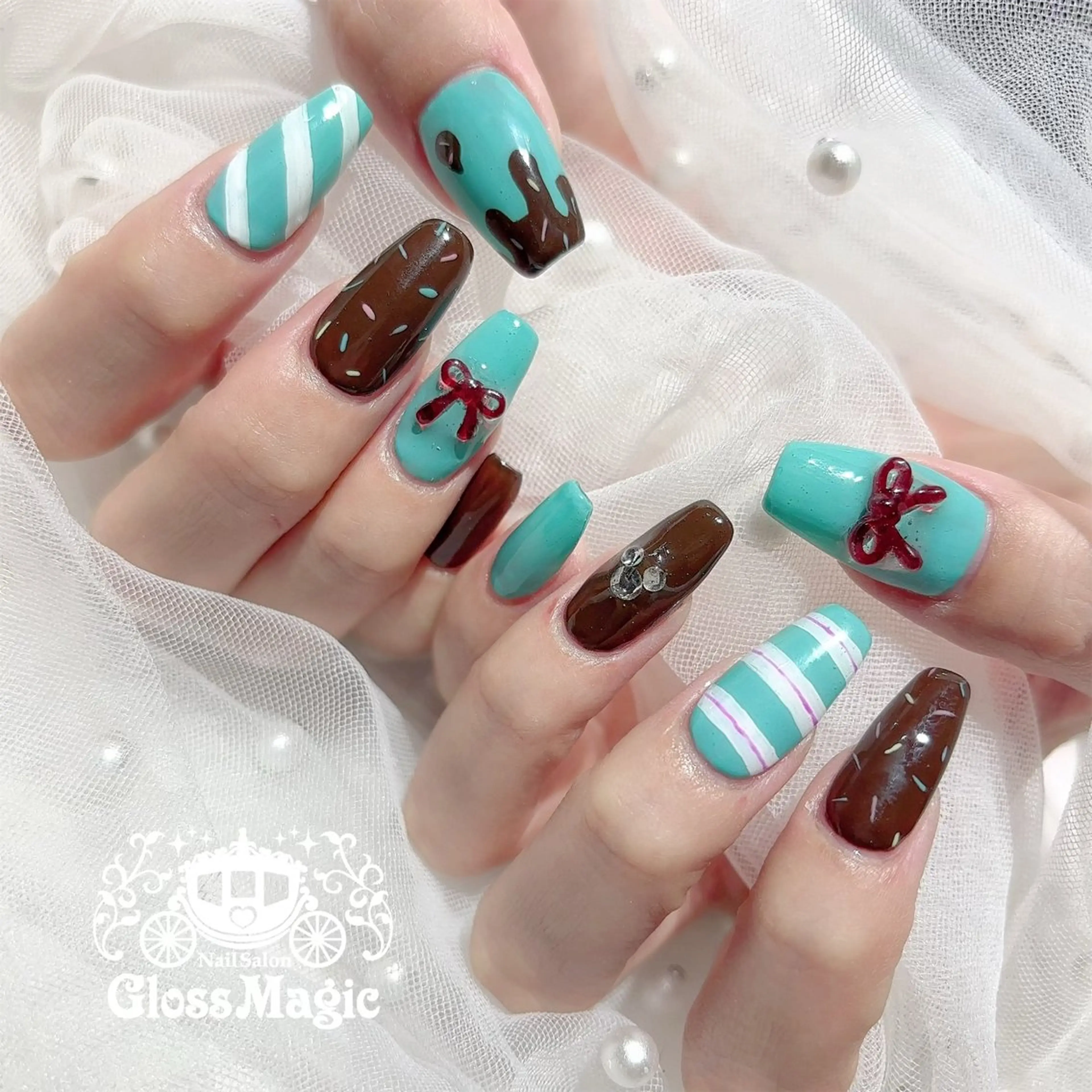 ネイル ハンドネイル あ きのネイルデザイン