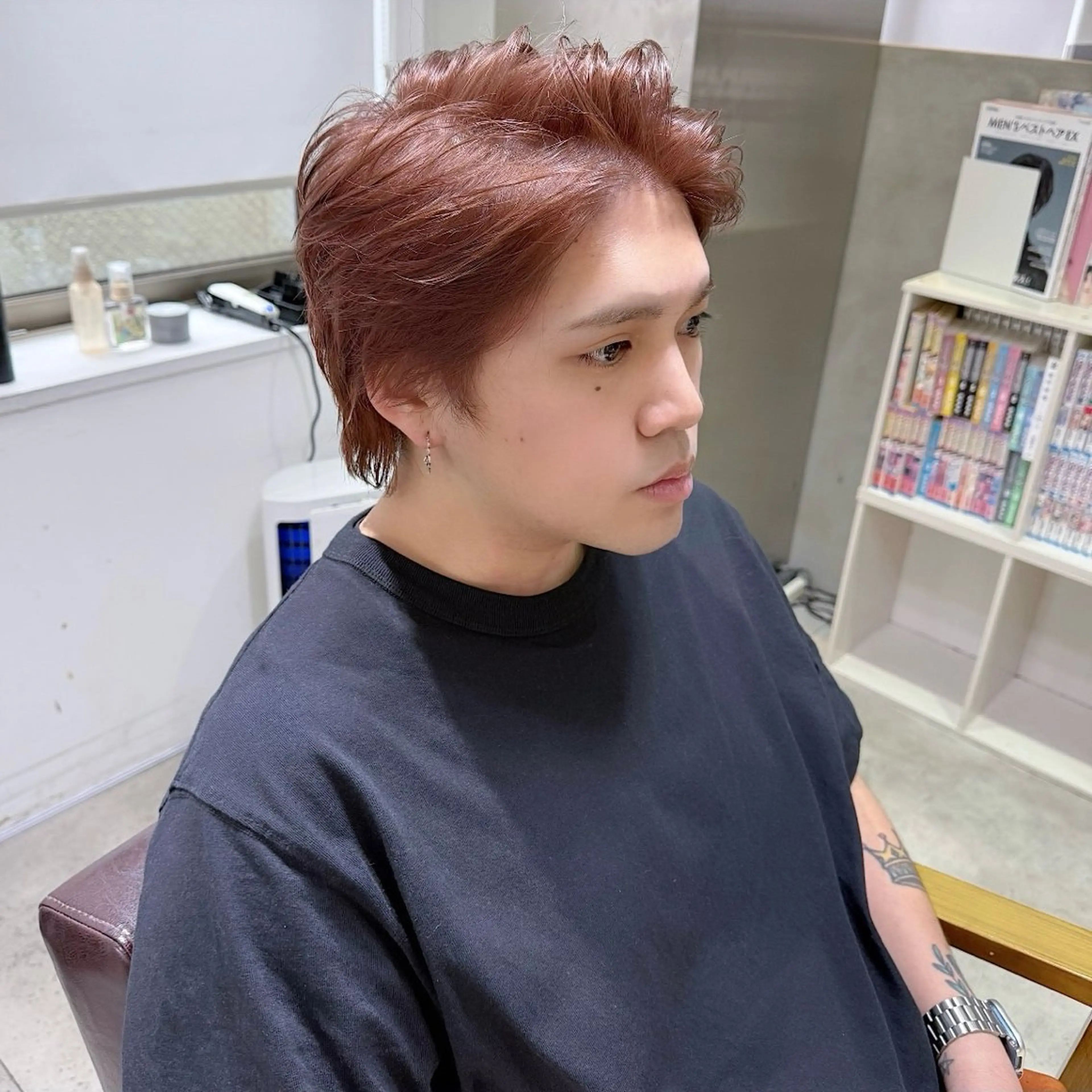 カラー メンズ ♡🌚垢抜け艶カラー Shiori🌝♡のヘアスタイル