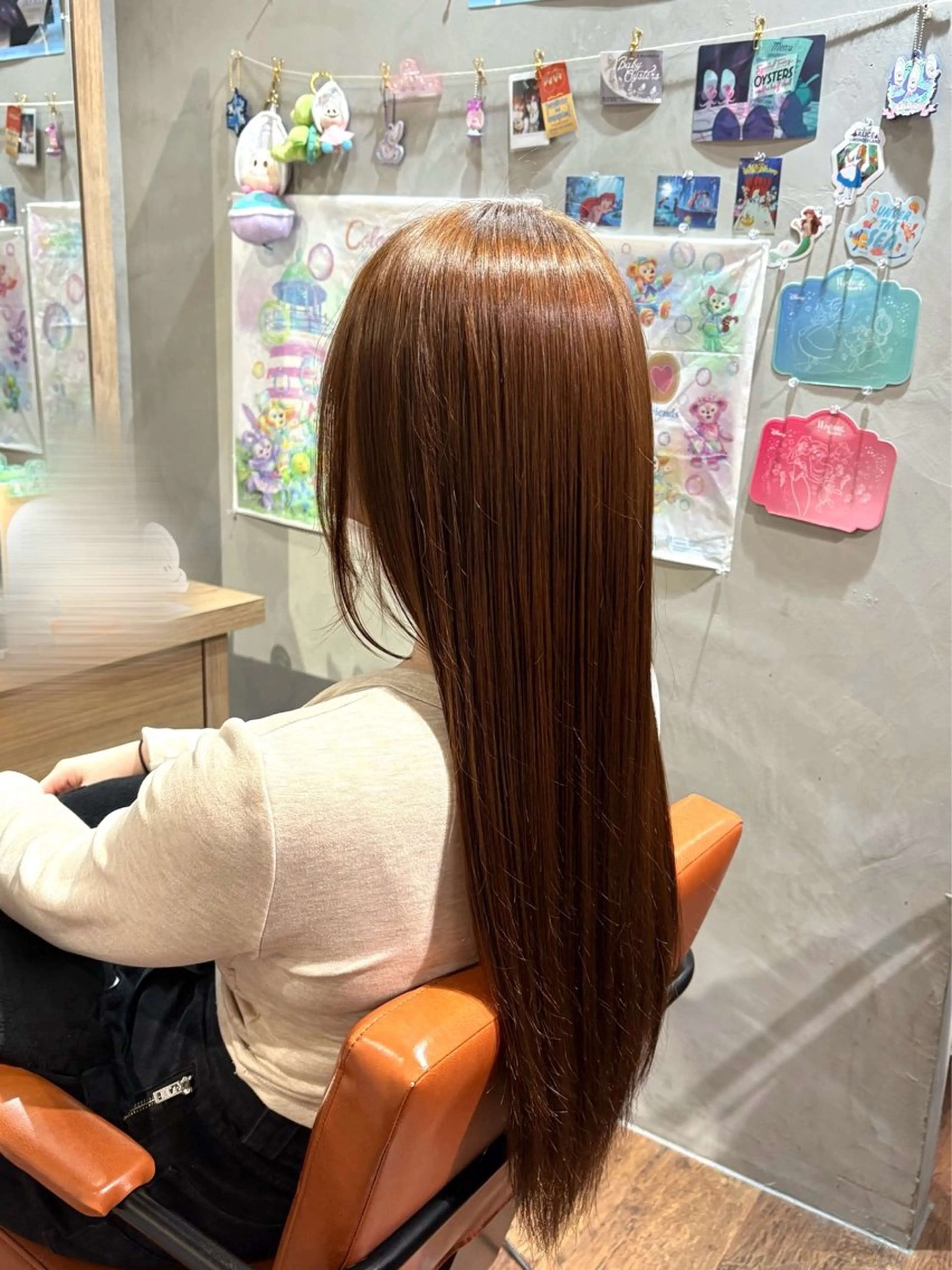 ロング カラー ベージュカラー ブリーチ ブリーチなしカラー ヲタ件。/カラー🌷 ヨナのヘアスタイル