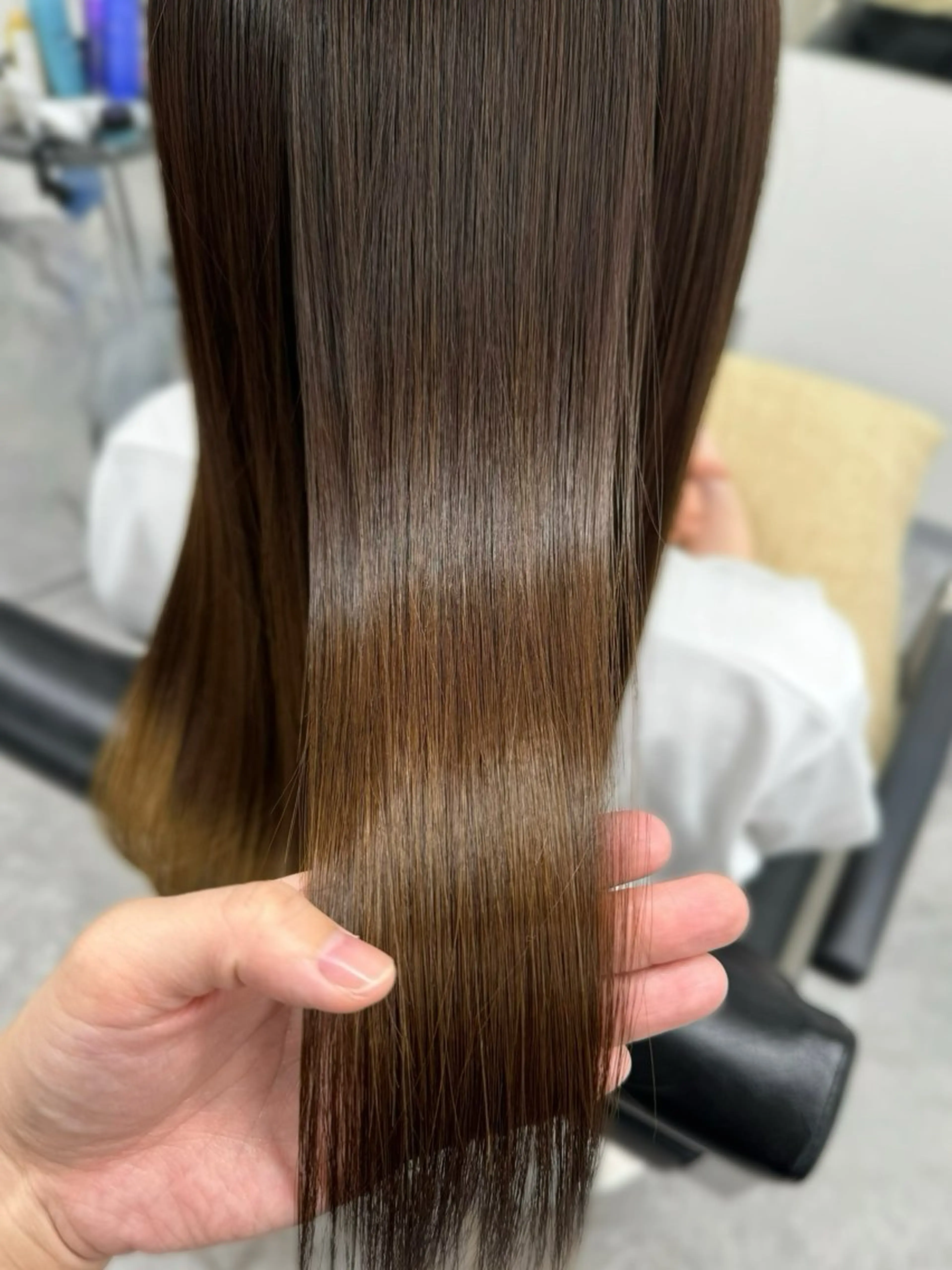 ロング 髪質改善 トリートメント 酸熱トリートメント 髪質改善メニュー 長井 美佐子のヘアスタイル