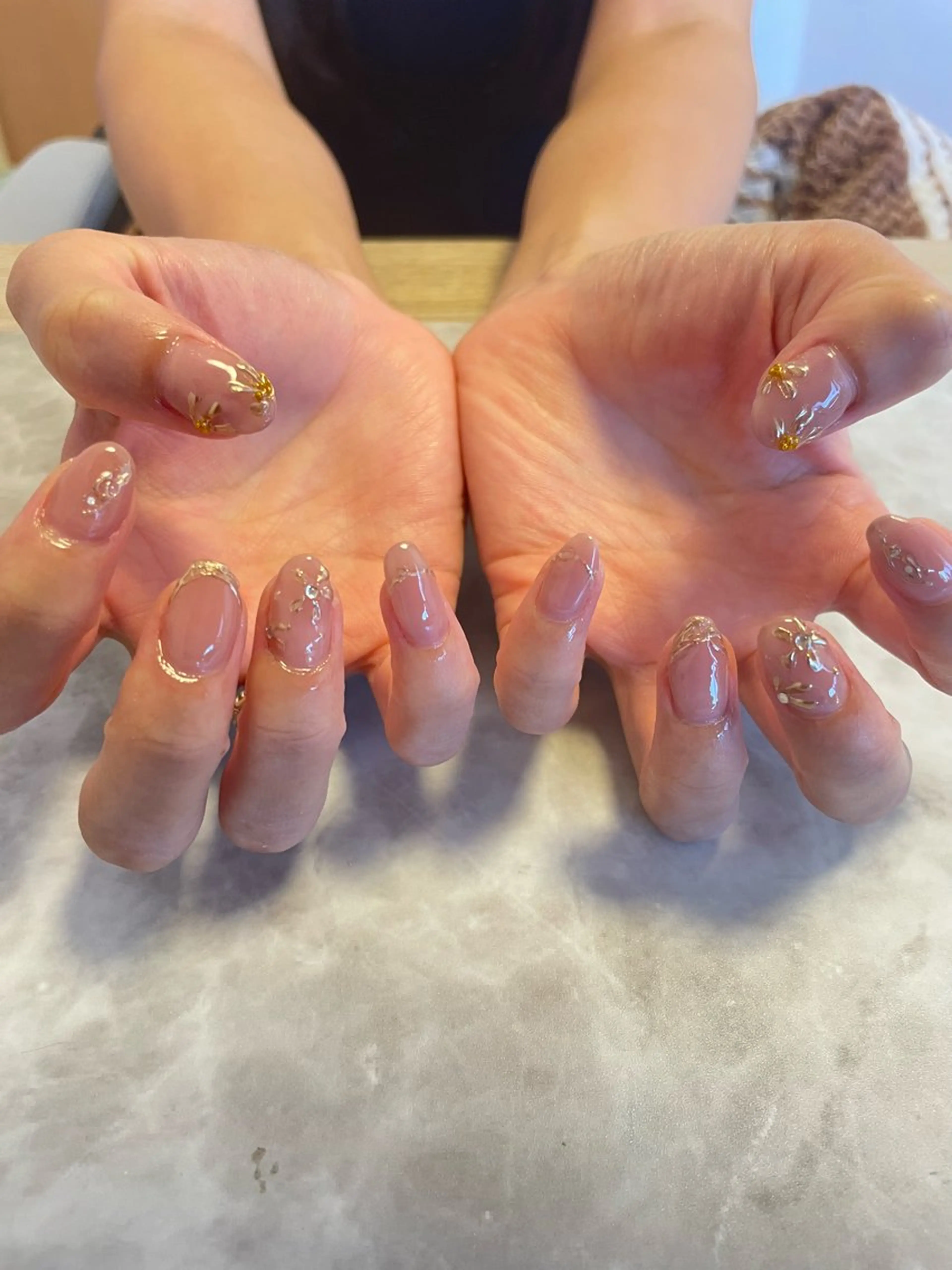 ネイル ニュアンスネイル Betty❤︎ ネイル＆よもぎ蒸しのネイルデザイン