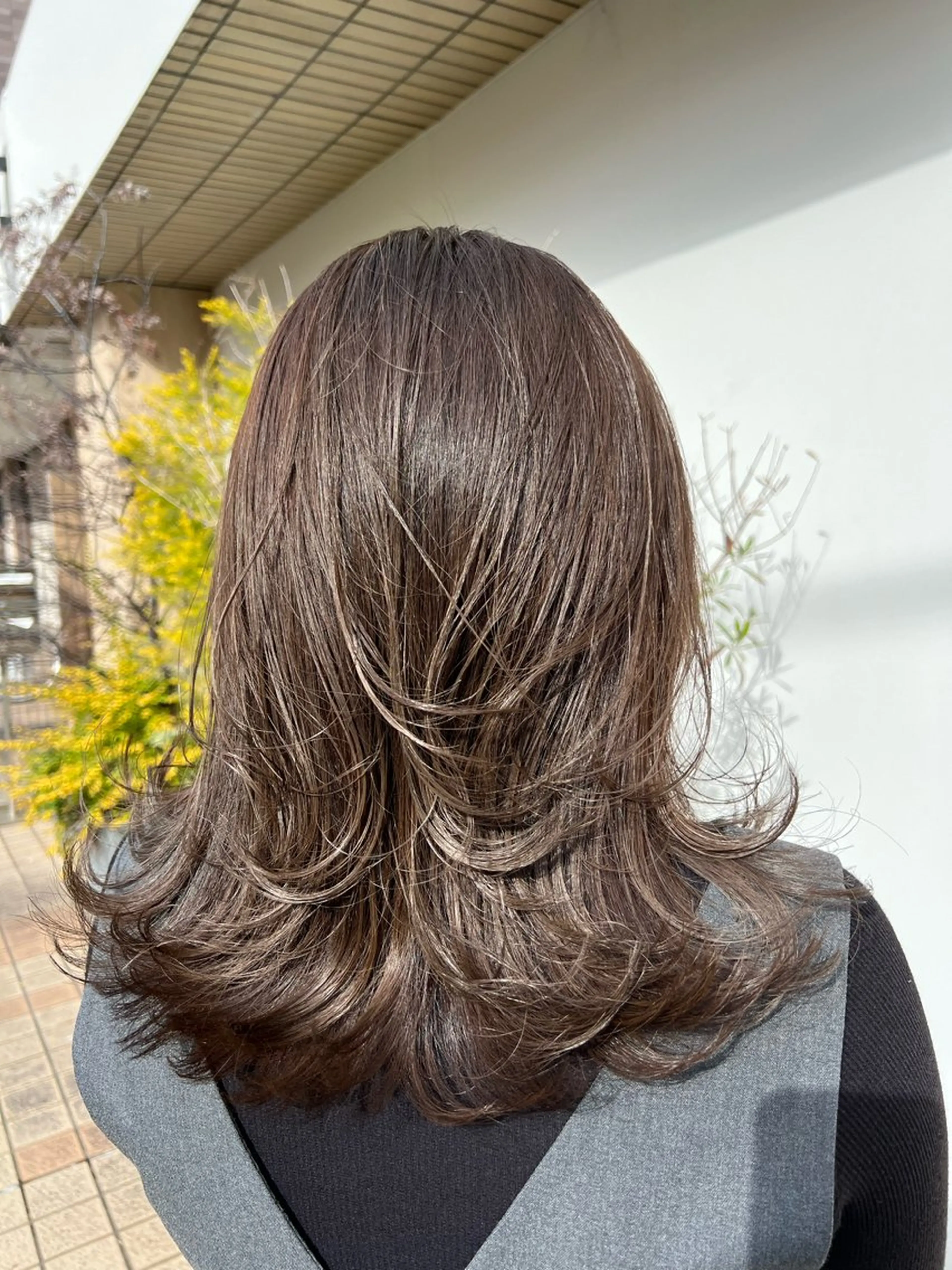 ミディアム 大河原 美優のヘアスタイル