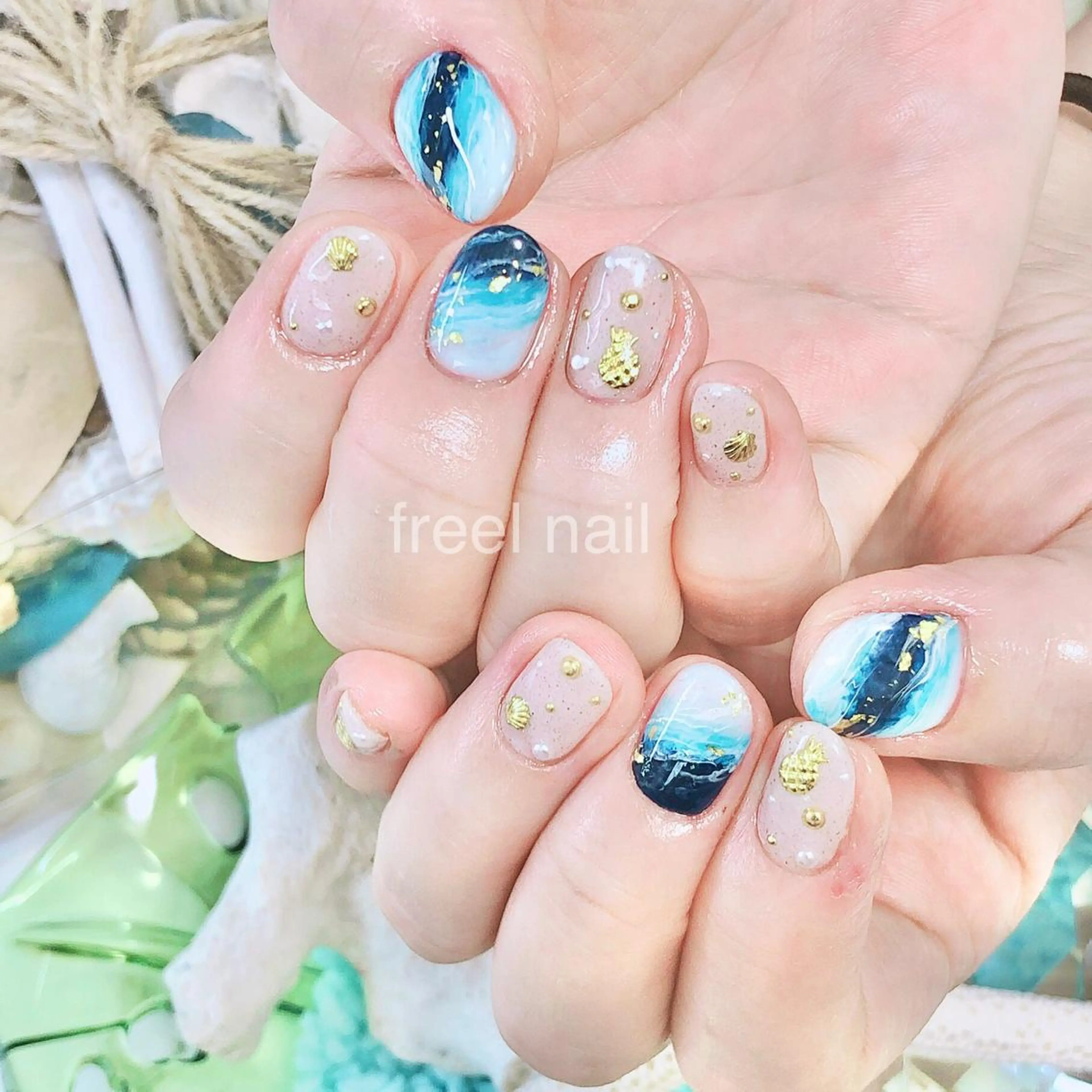 ネイル ハンドネイル freel Beautyのネイルデザイン