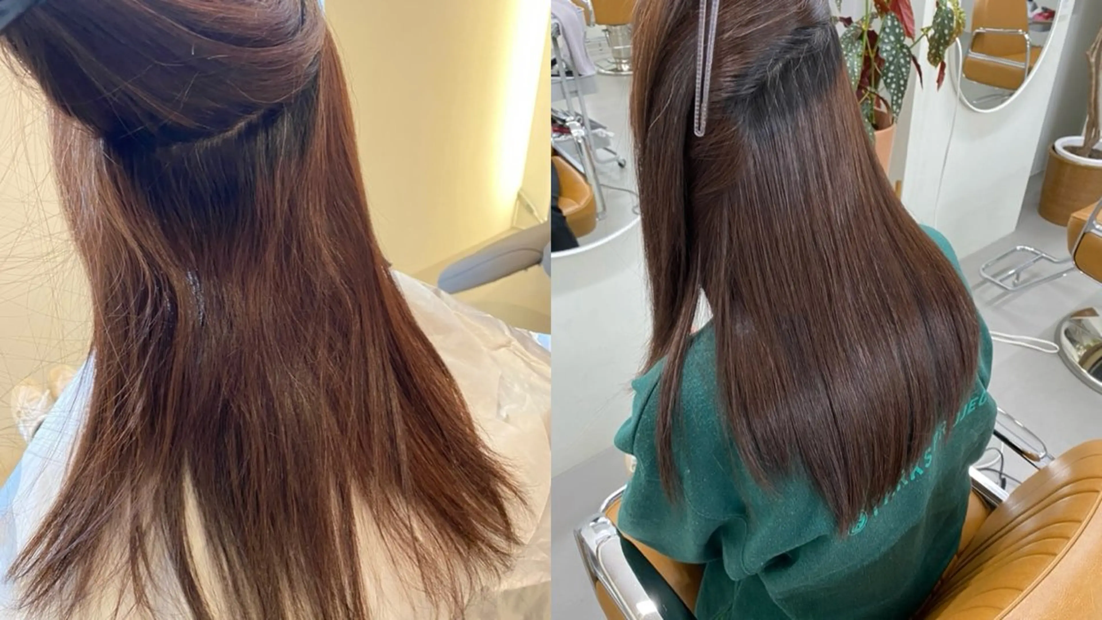 ロング パーマ トリートメント 縮毛矯正 檜 果歩のヘアスタイル