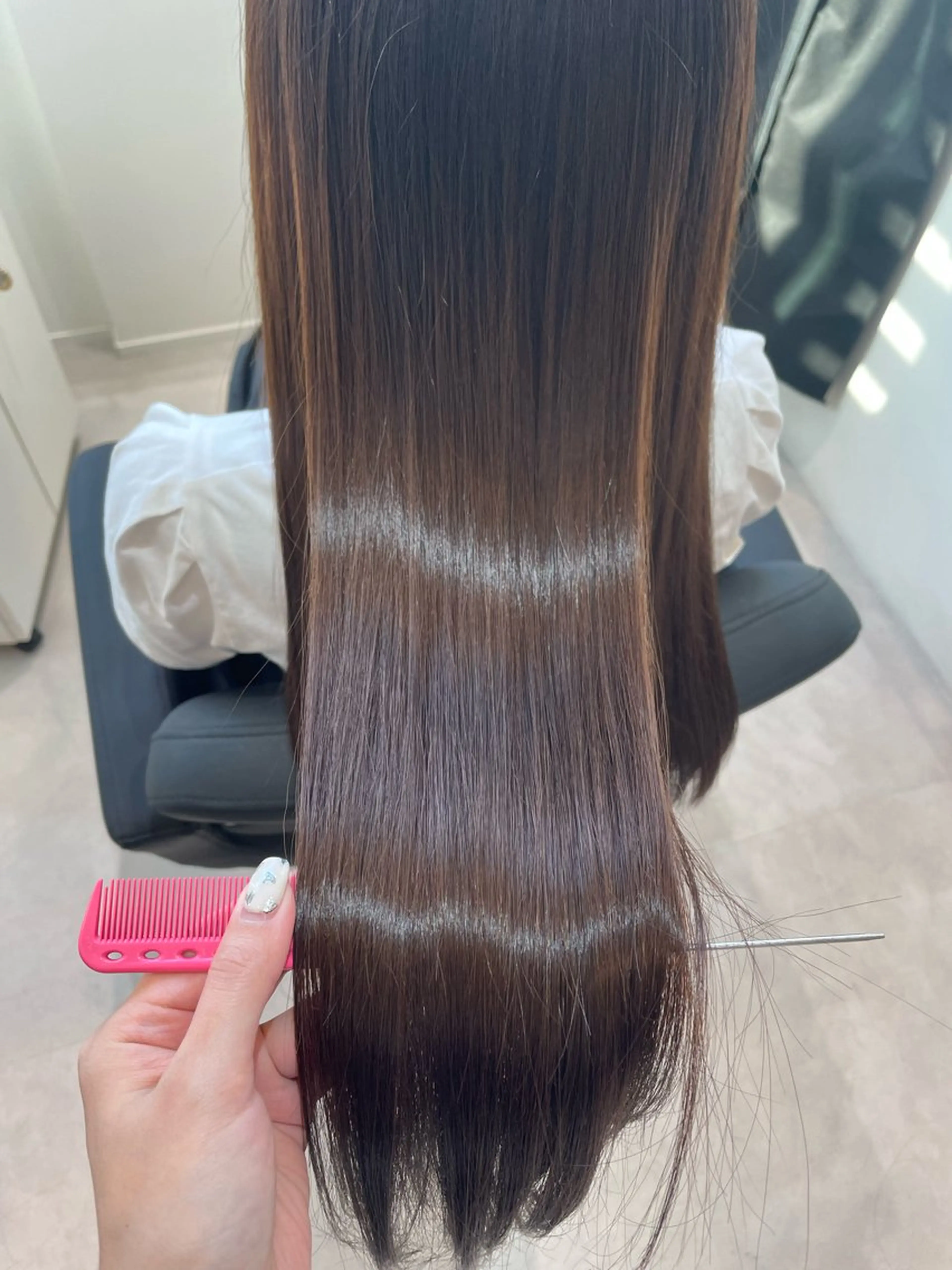 ロング カラー カット ヘアカラー トリートメント 村山 美空のヘアスタイル