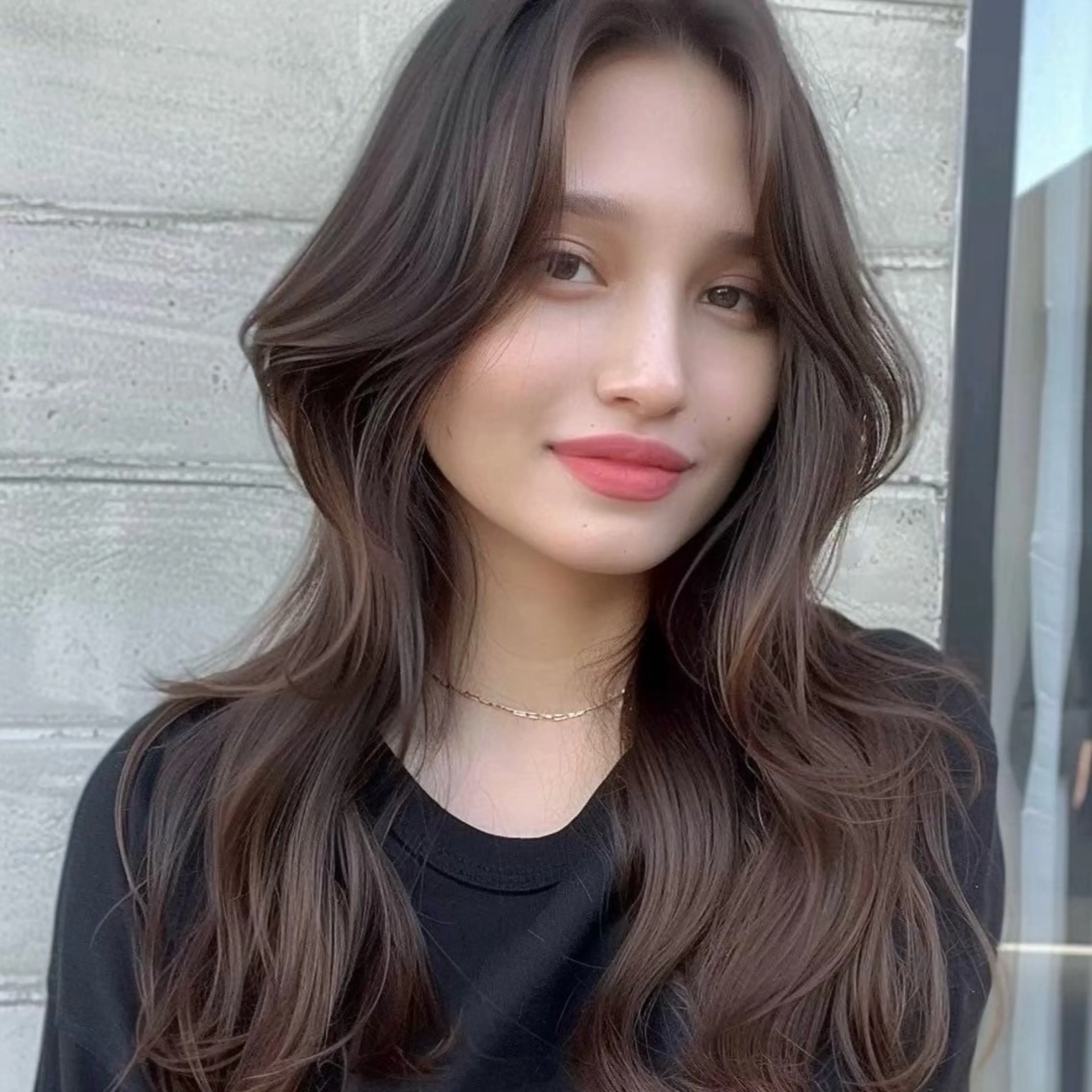 ロング ヘアカラー トリートメント 髪質改善特化／透明感 カラー／ＡＫＡＮＥ♡のヘアスタイル