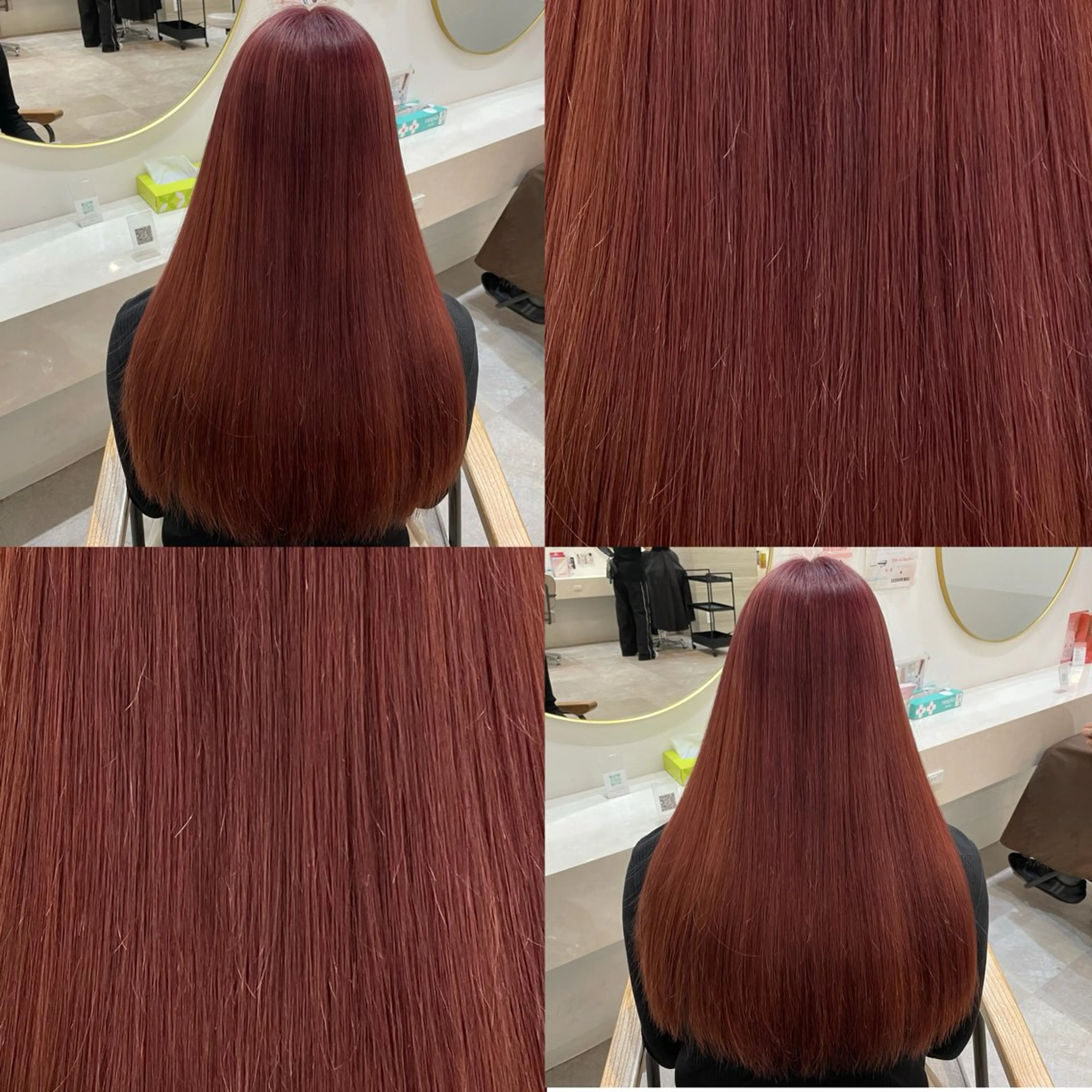 ロング ピンクブラウン ピンクラベンダー レイヤーカット トリートメント ヘアカラー 村崎乙華/透明感/ 韓国風/レイヤーのヘアスタイル