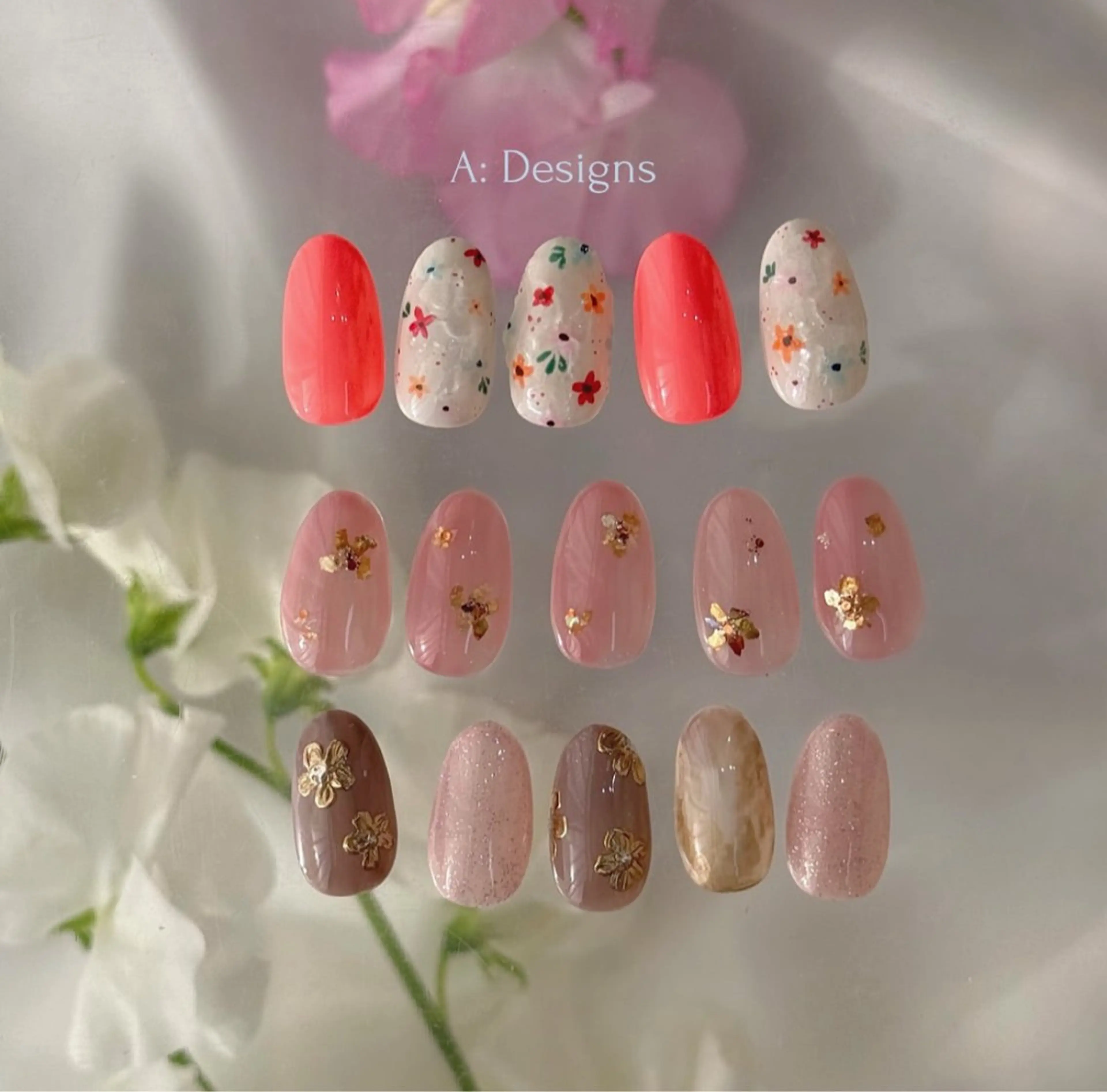 ネイル 春ネイル HARUKA ネイリスト福岡/薬院のネイルデザイン