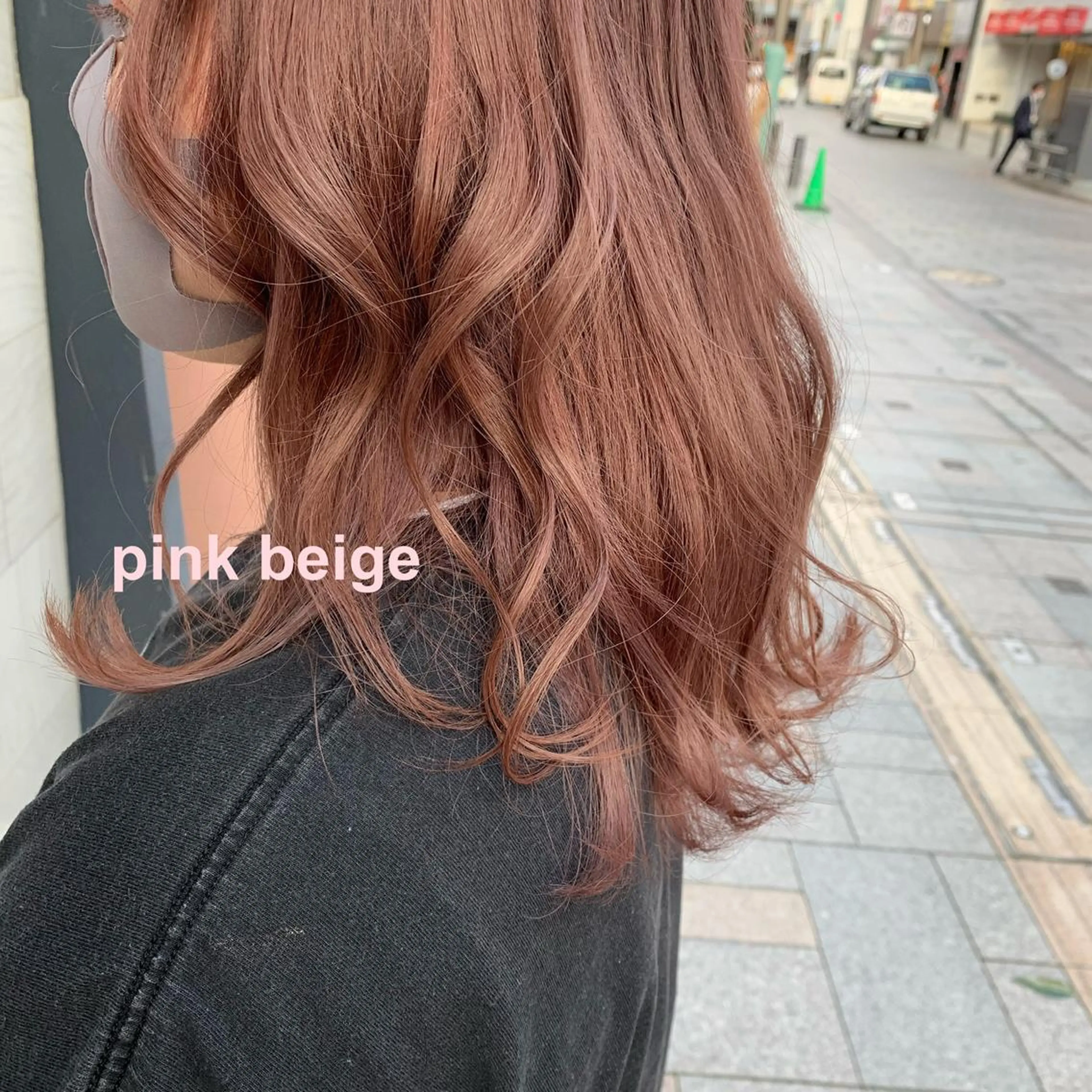 ミディアム カラー ブリーチ sato harunaのヘアスタイル