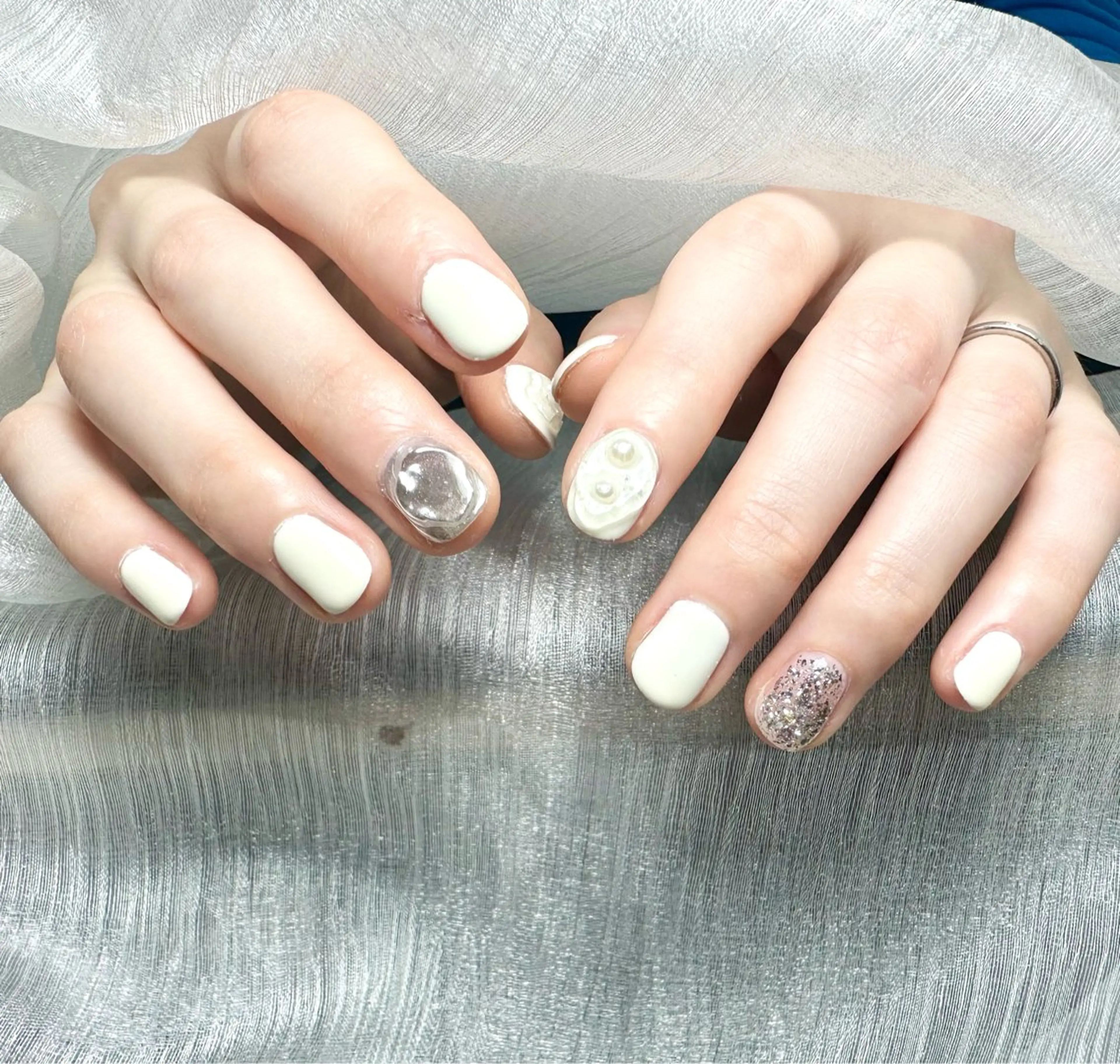 ネイル 持ち込み ハンドネイル ハンドケア ⭐️Syu Rei⭐️のネイルデザイン