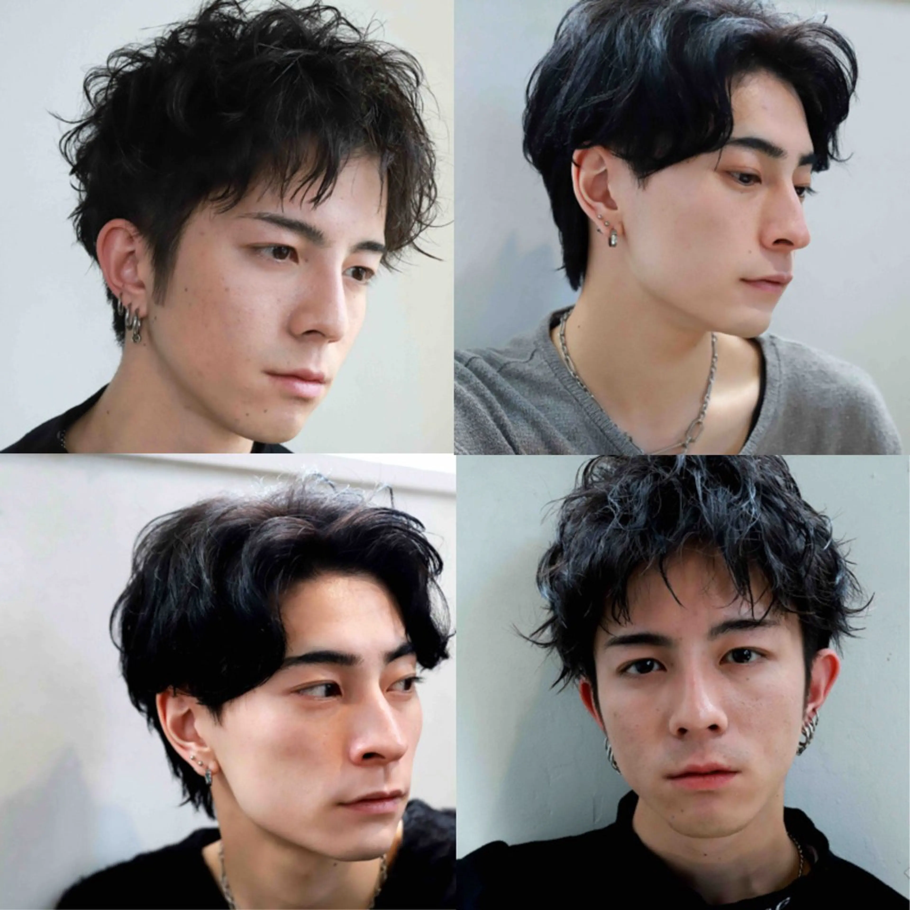 【ミニモ限定】🔥束感モテ髪メンズカット+パーマ+眉カットの写真