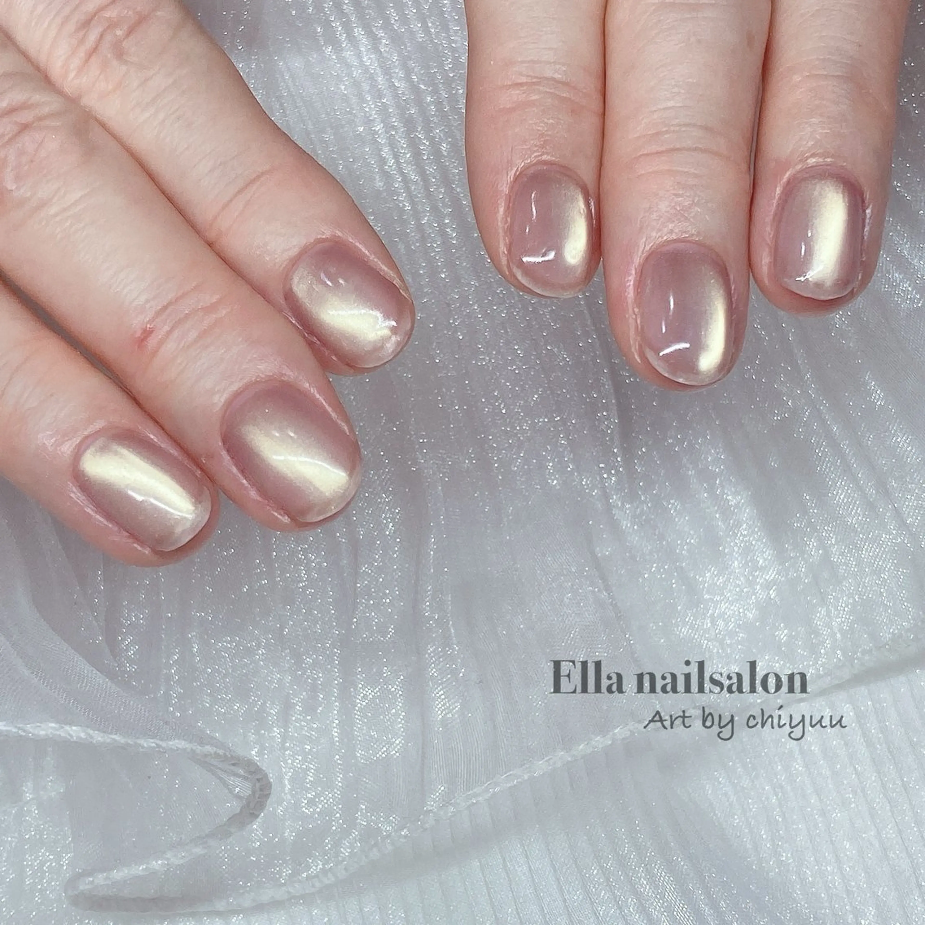 ネイル マグネットネイル Ella nail ちゆうのネイルデザイン
