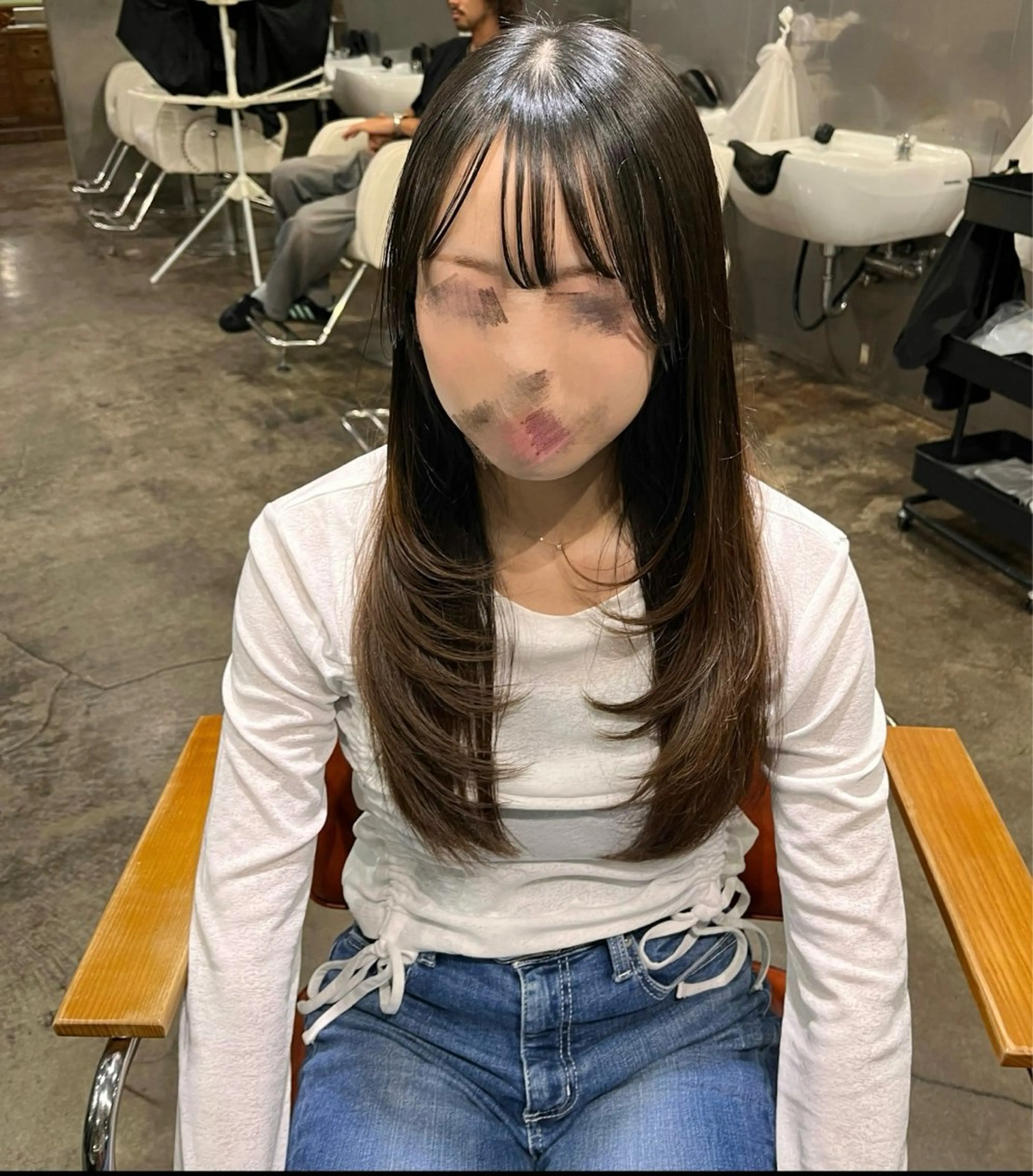 ロング ロングカット/ うる艶カラー/ユイのヘアスタイル