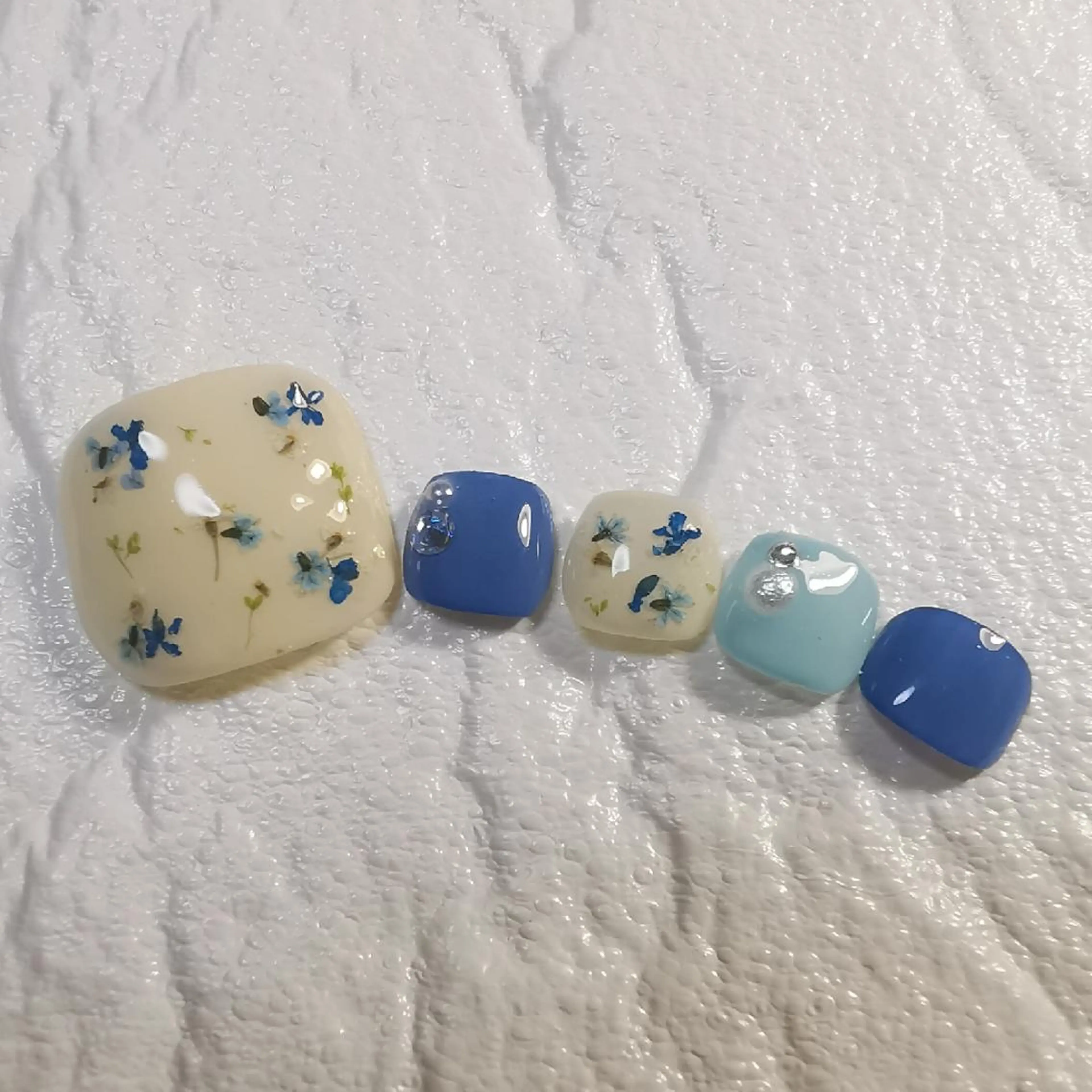 ネイル フットネイル 春ネイル フットネイル reve あやののネイルデザイン