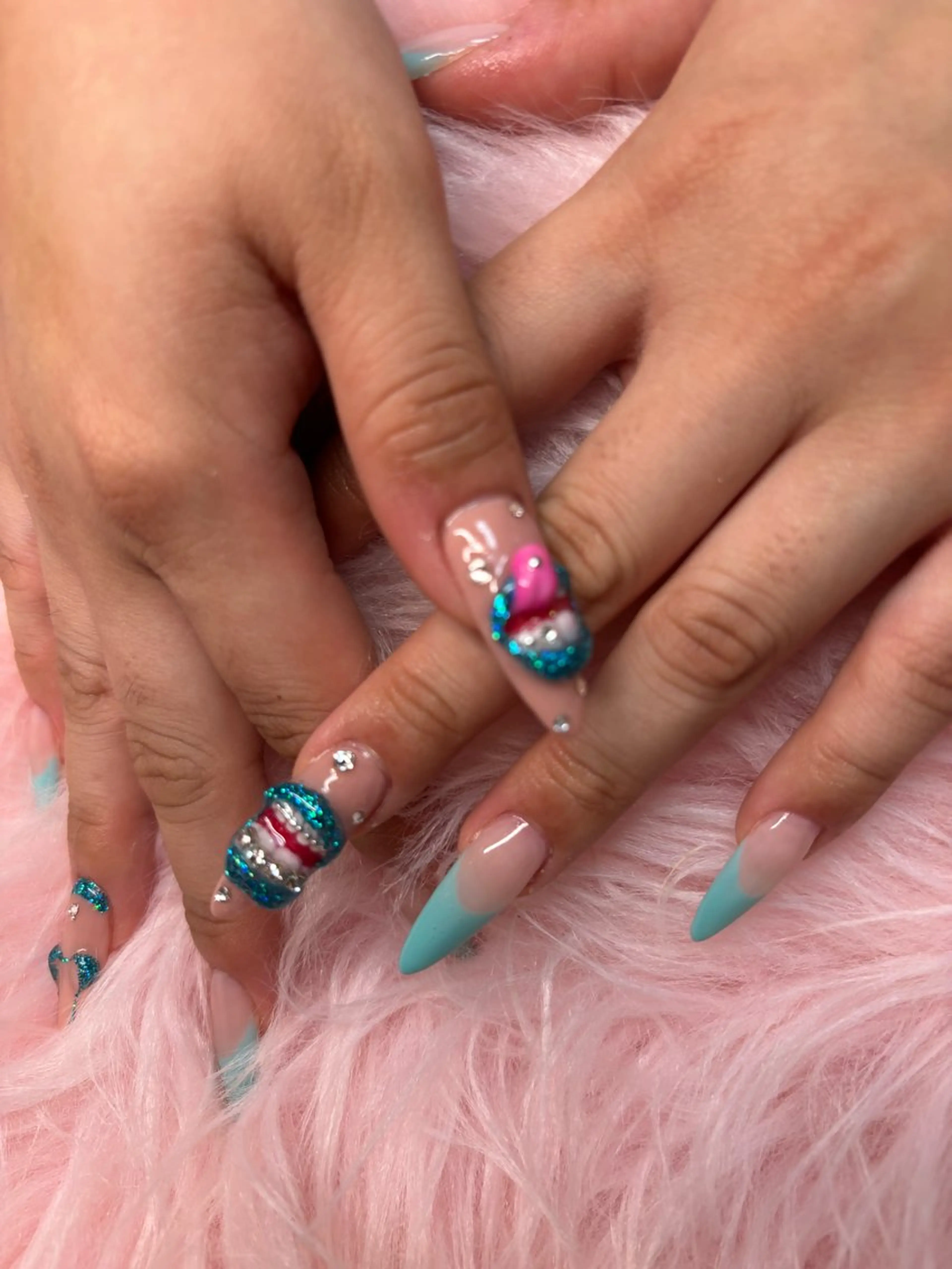 ネイル rukianail 新里のネイルデザイン