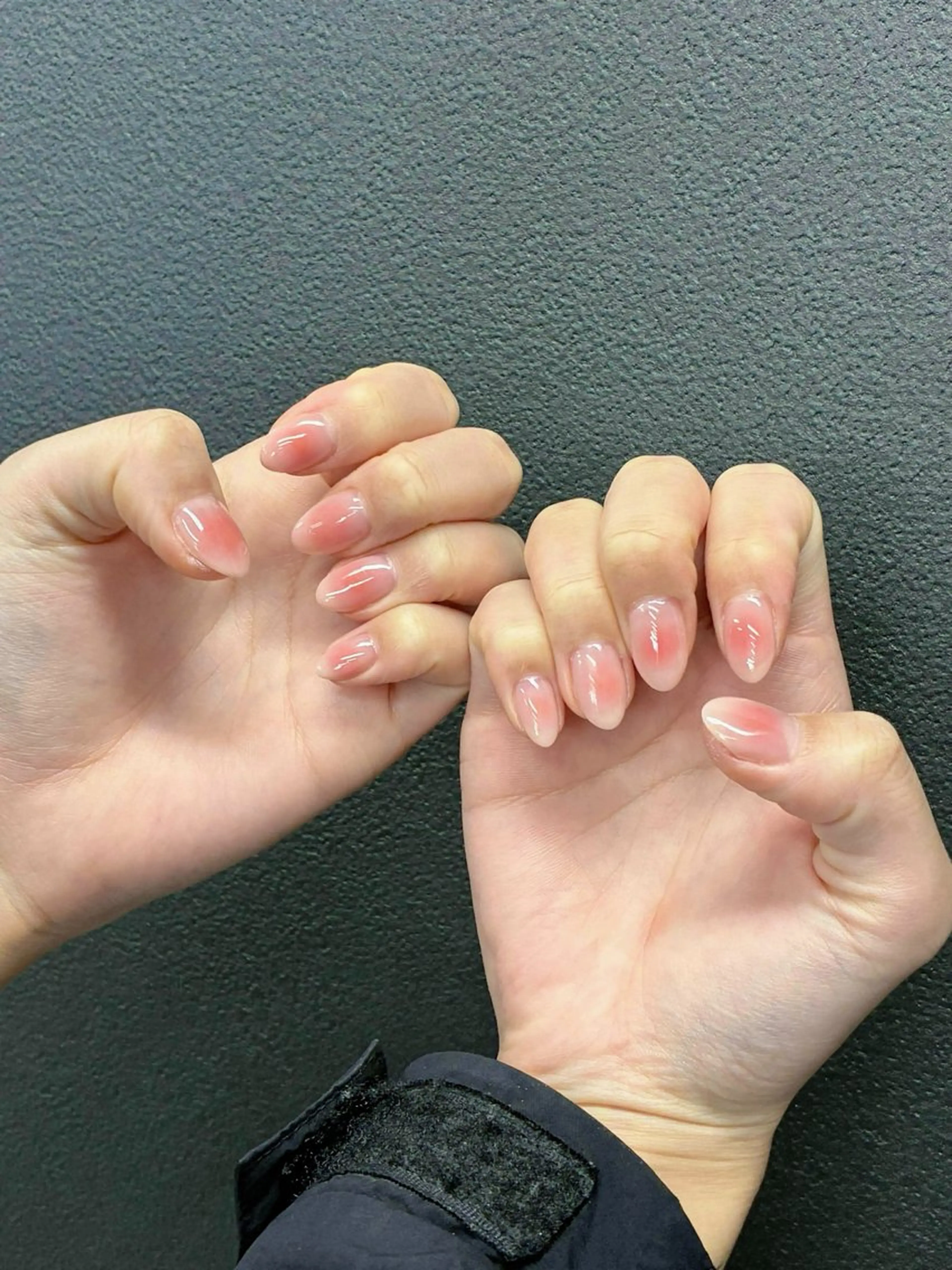 ネイル 韓国ネイル 持ち込み ニュアンスネイル ネイルチップ 冬ネイル ハンドネイル LISA ANA.CHUOのネイルデザイン