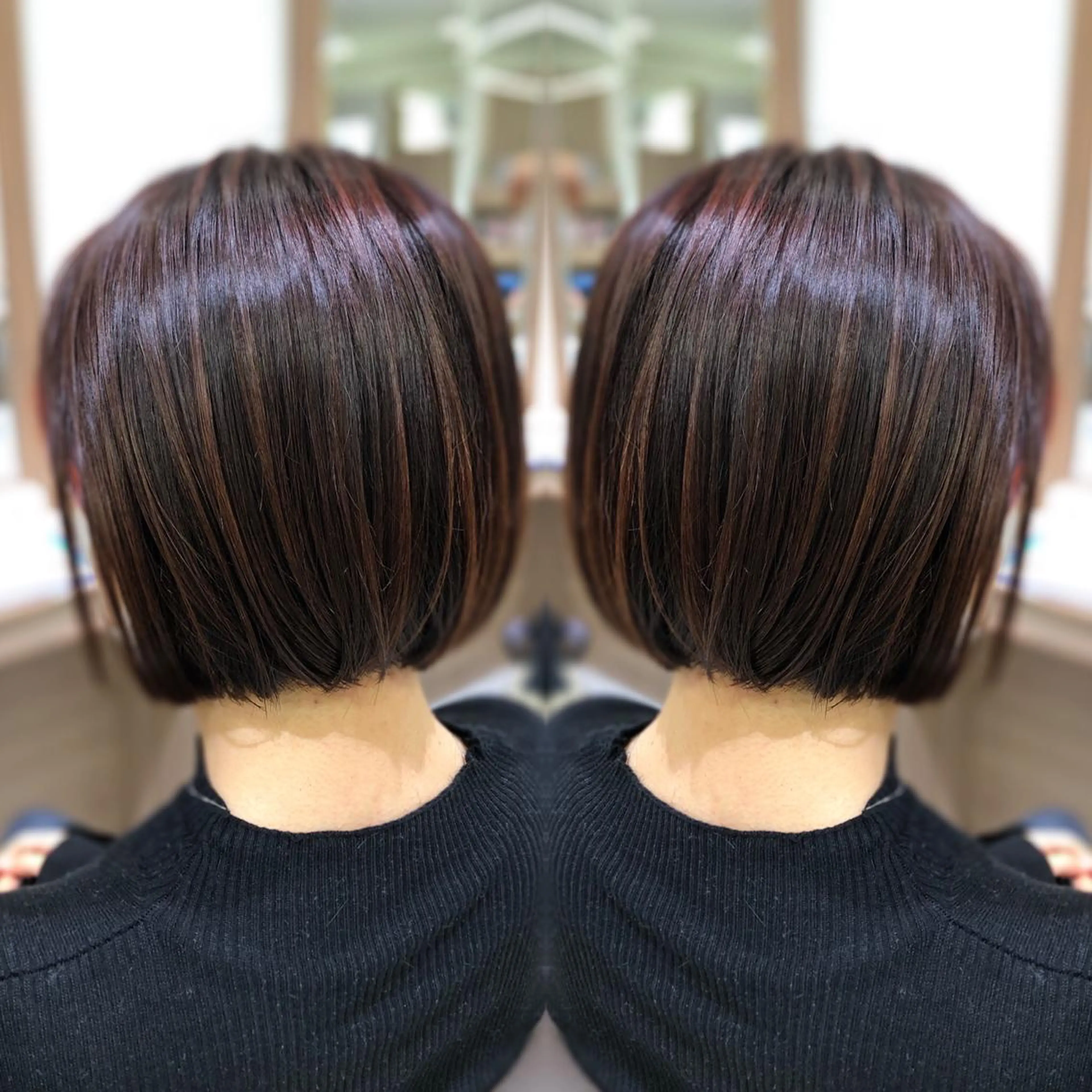 ショート カラー 韓国レイヤー×透明感 カラー/山崎一輝のヘアスタイル