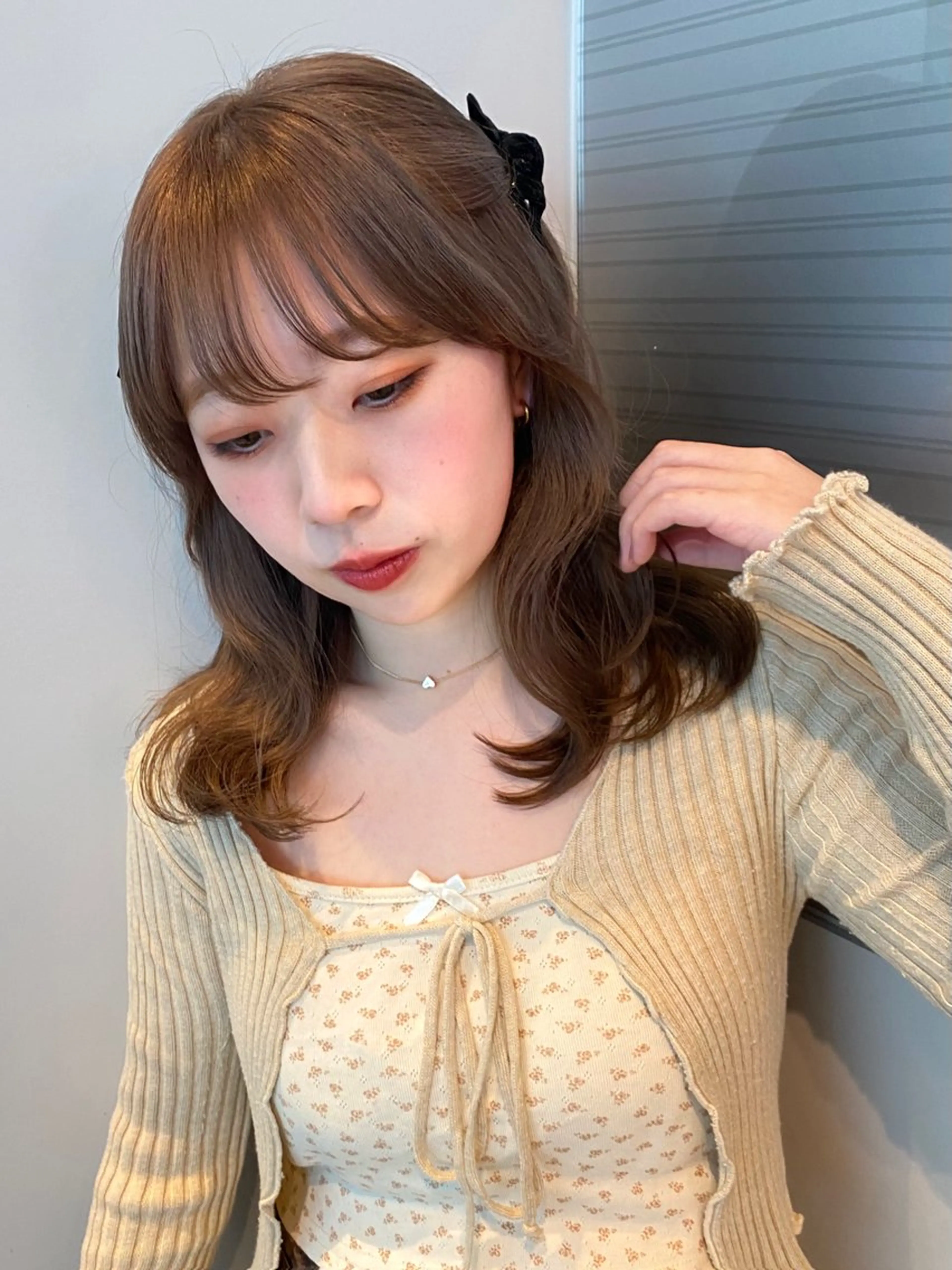 ミディアム カラー カット ヘアカラー トリートメント mai / linoah˚✧のヘアスタイル