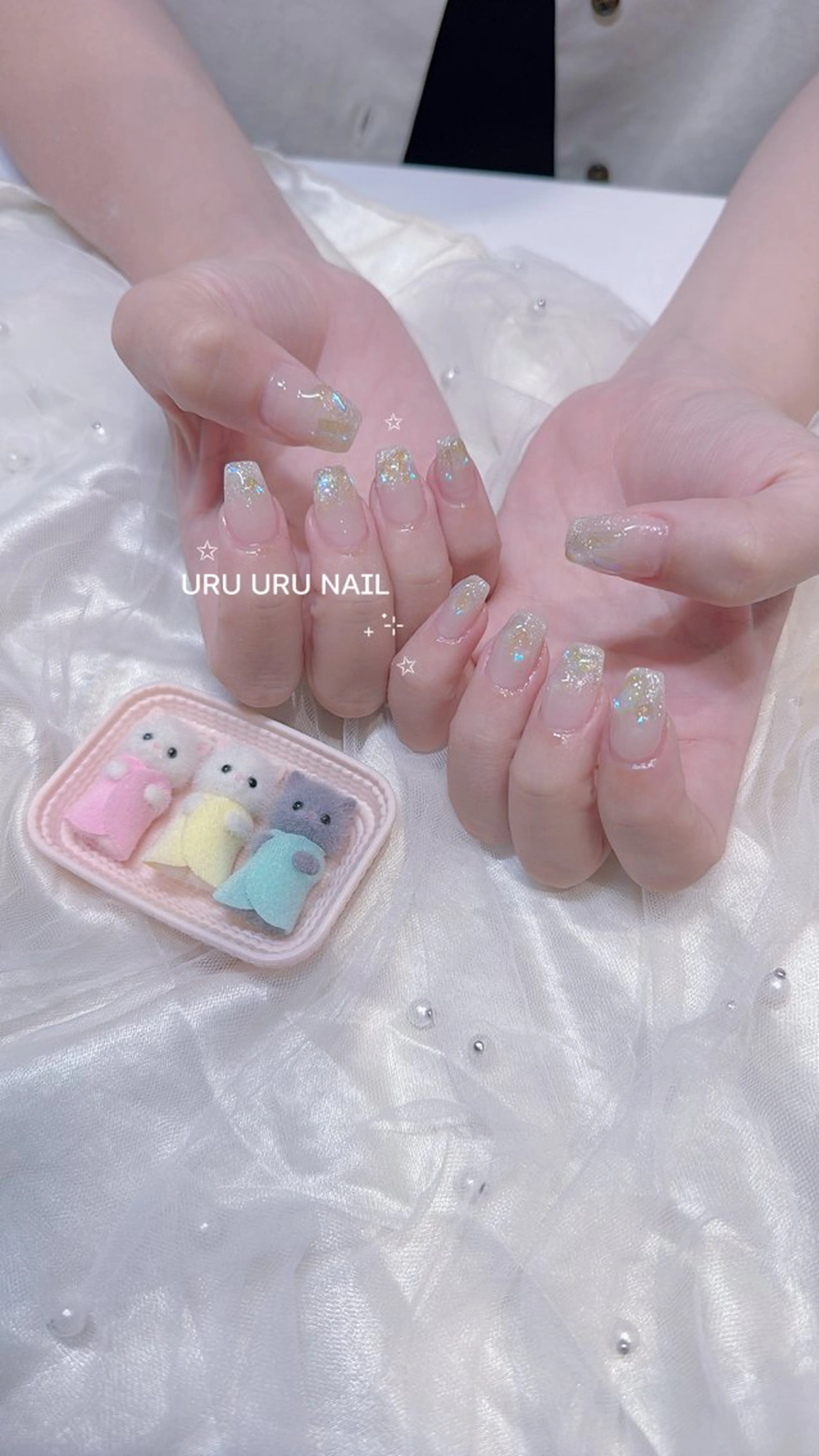 ネイル オーロラネイル ハンドネイル ୨୧ ayakaのネイルデザイン