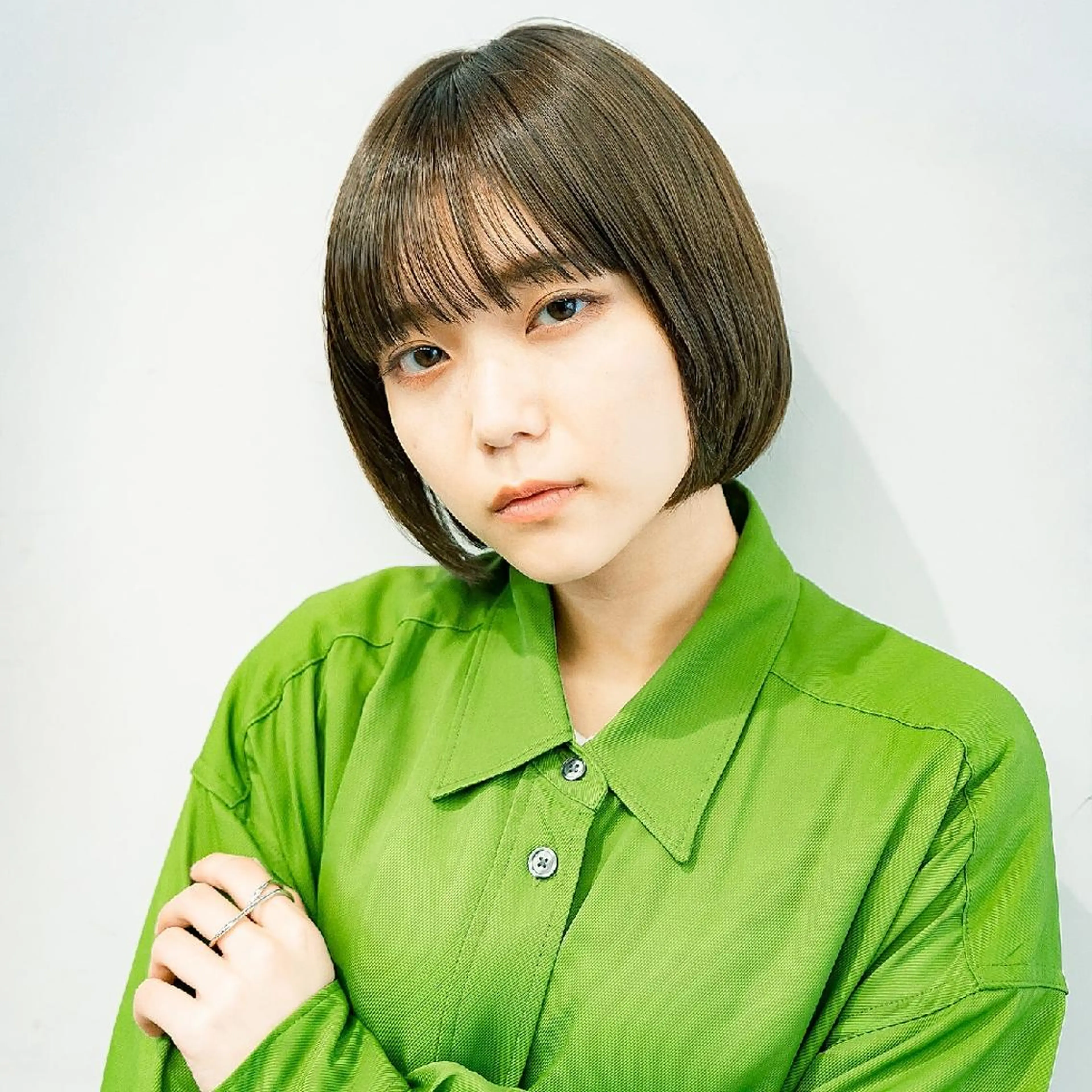 ショート ショートヘア 縮毛矯正 カット ヘアカラー トリートメント 巻ける髪質改善で美髪 にデザイン✨/よしみのヘアスタイル