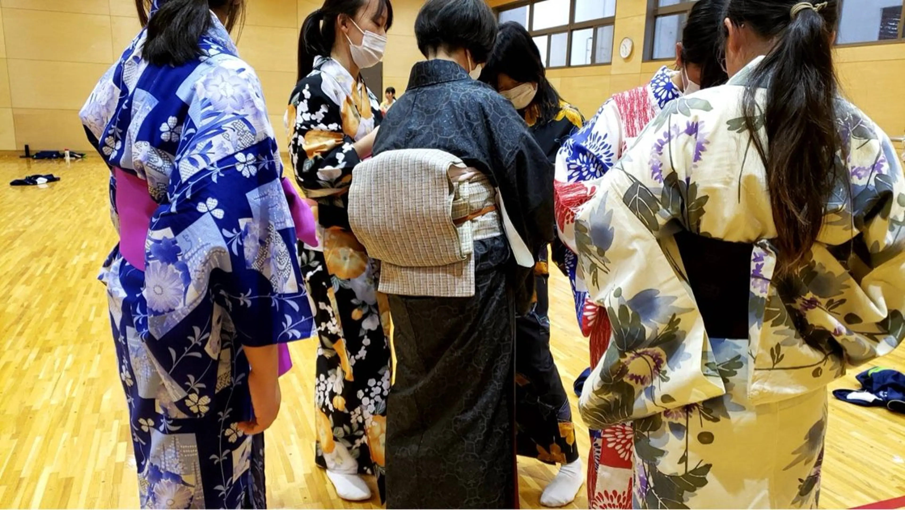 【初心者コース】　自分で着物を着るレッスンの写真