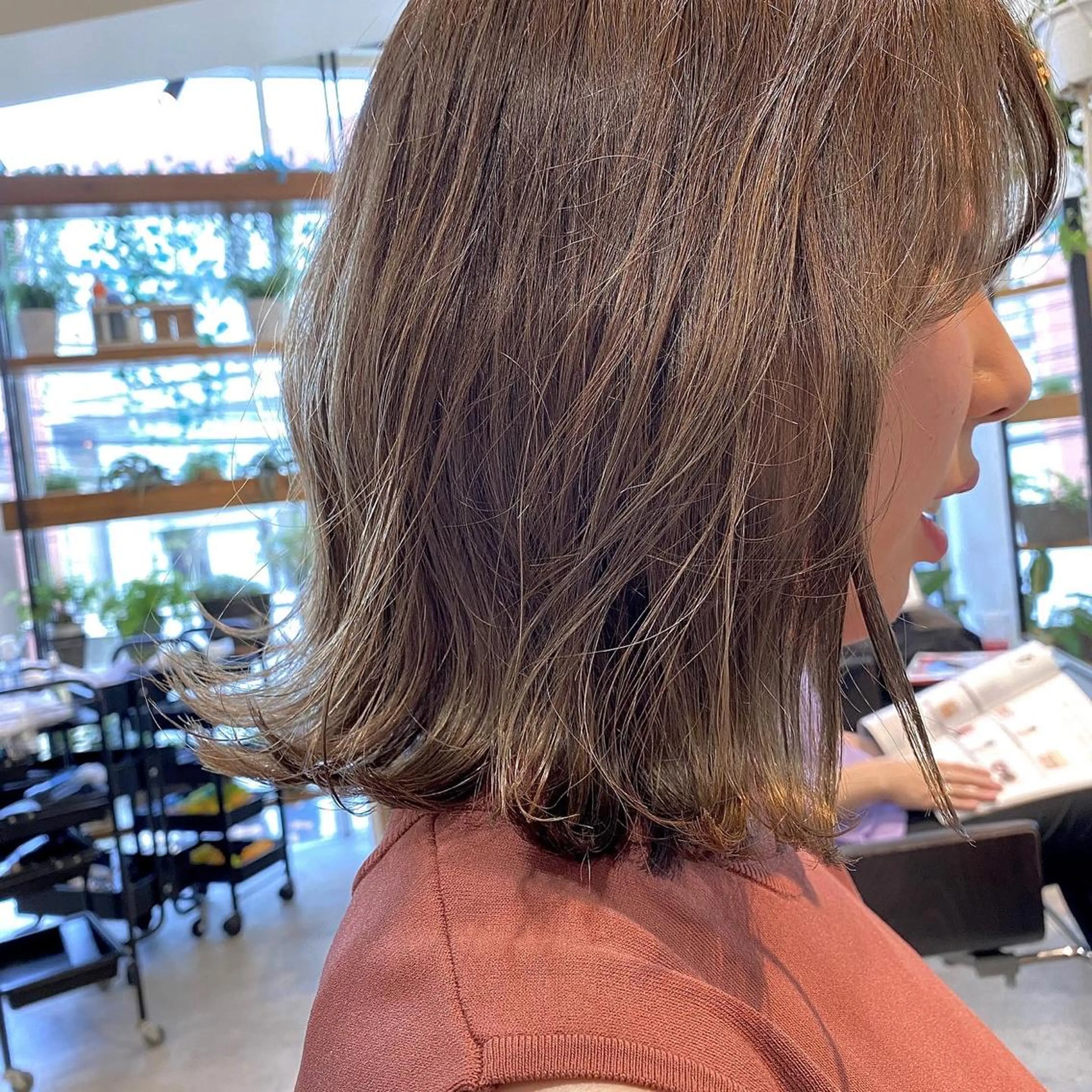 ミディアム カラー ヘアアレンジ カット ヘアカラー トリートメント ヘッドスパ 【ダメージレス施術】 【透明感】北村 拓也のヘアスタイル