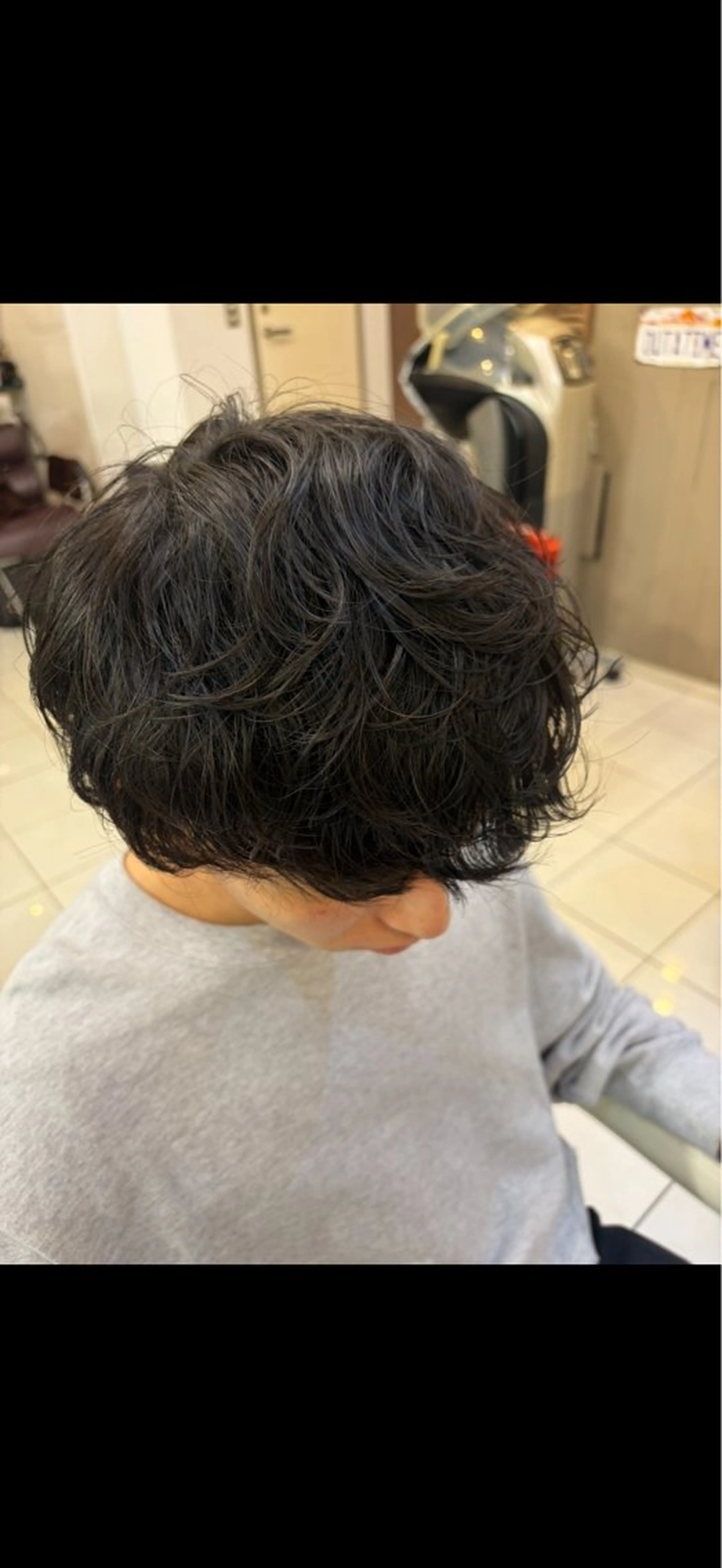 パーマ パーマ バウハウスヘア ひなのヘアスタイル