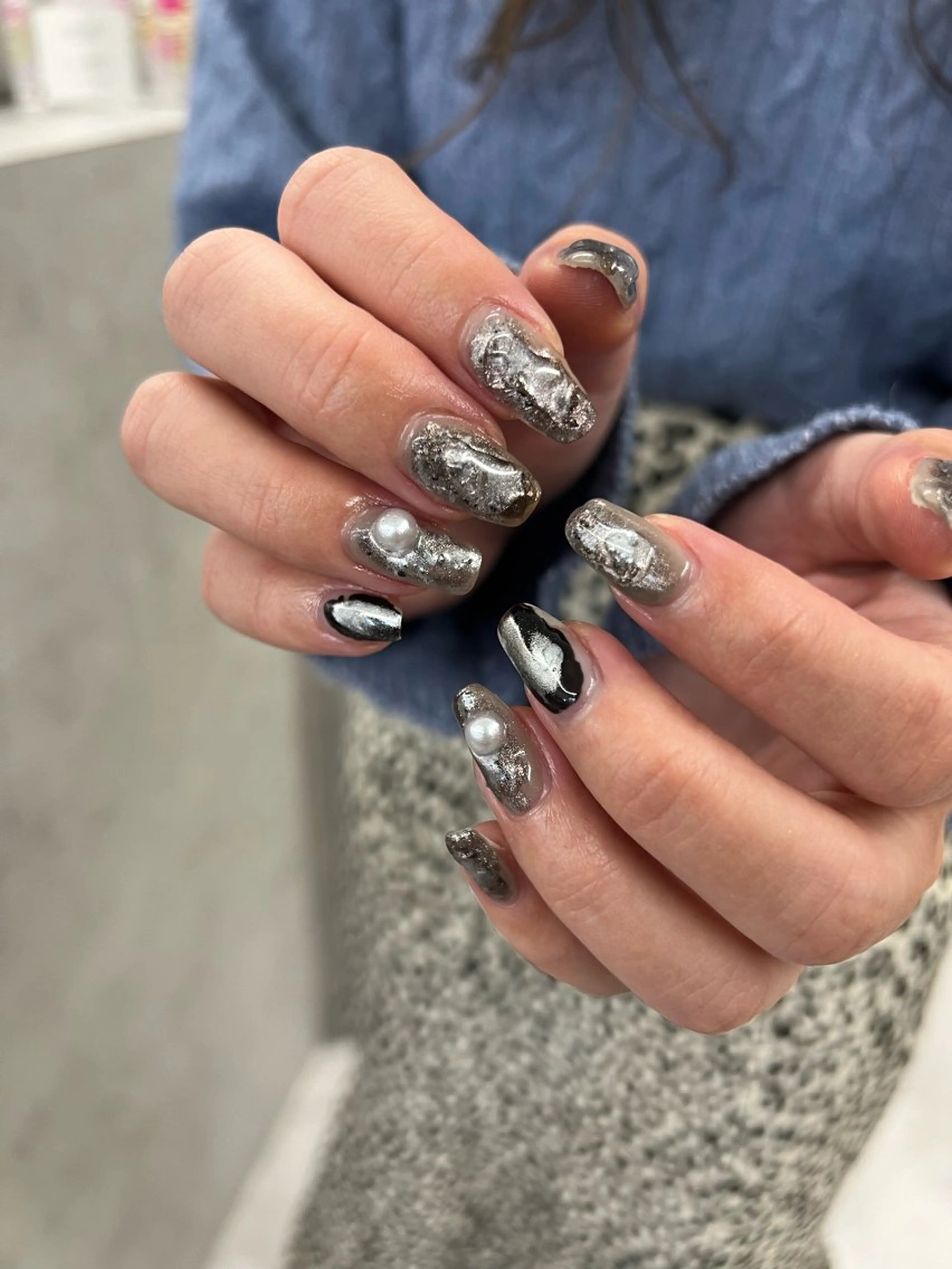 ネイル ジェルネイル 韓国ネイル ニュアンスネイル パラジェル シンプルネイル ハンドネイル ハンドケア Bana_ Nailのネイルデザイン