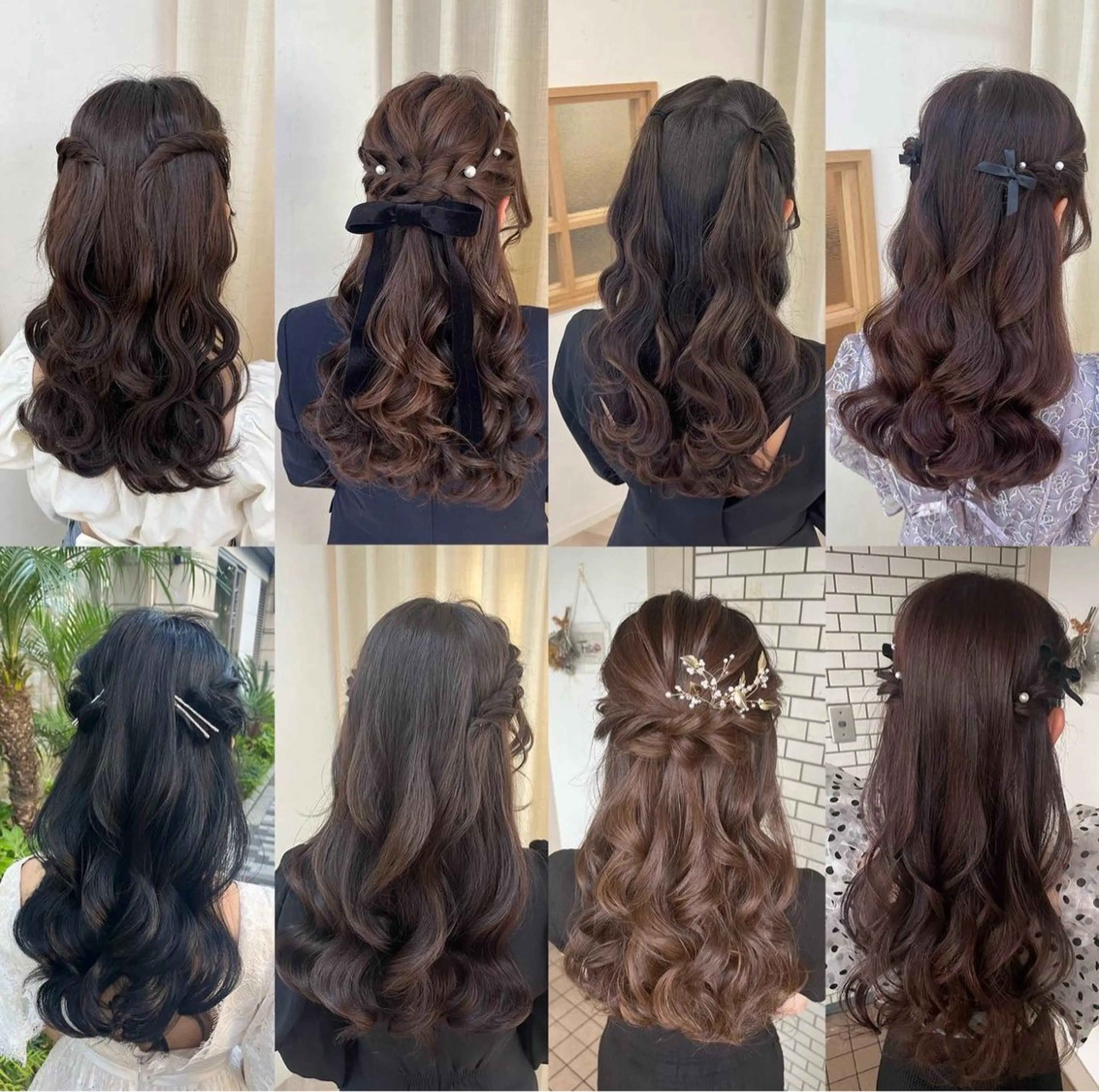 ヘアアレンジ ハーフアップ ヘアセット 参列・イベントヘア♡ ゆいなのヘアスタイル