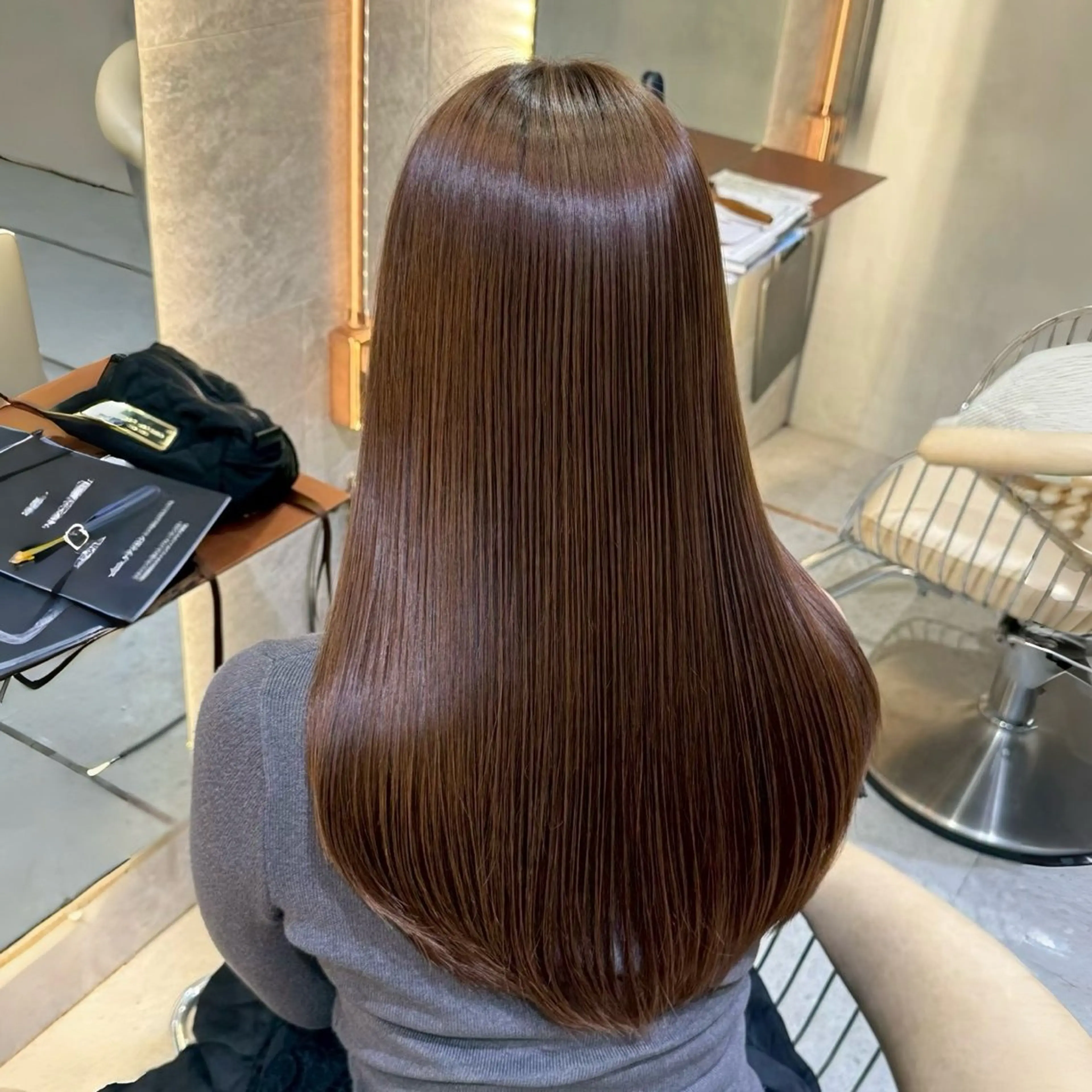 ロング カラー ヘアカラー 艶カラー💖モデル 募集中🐾Yuraのヘアスタイル