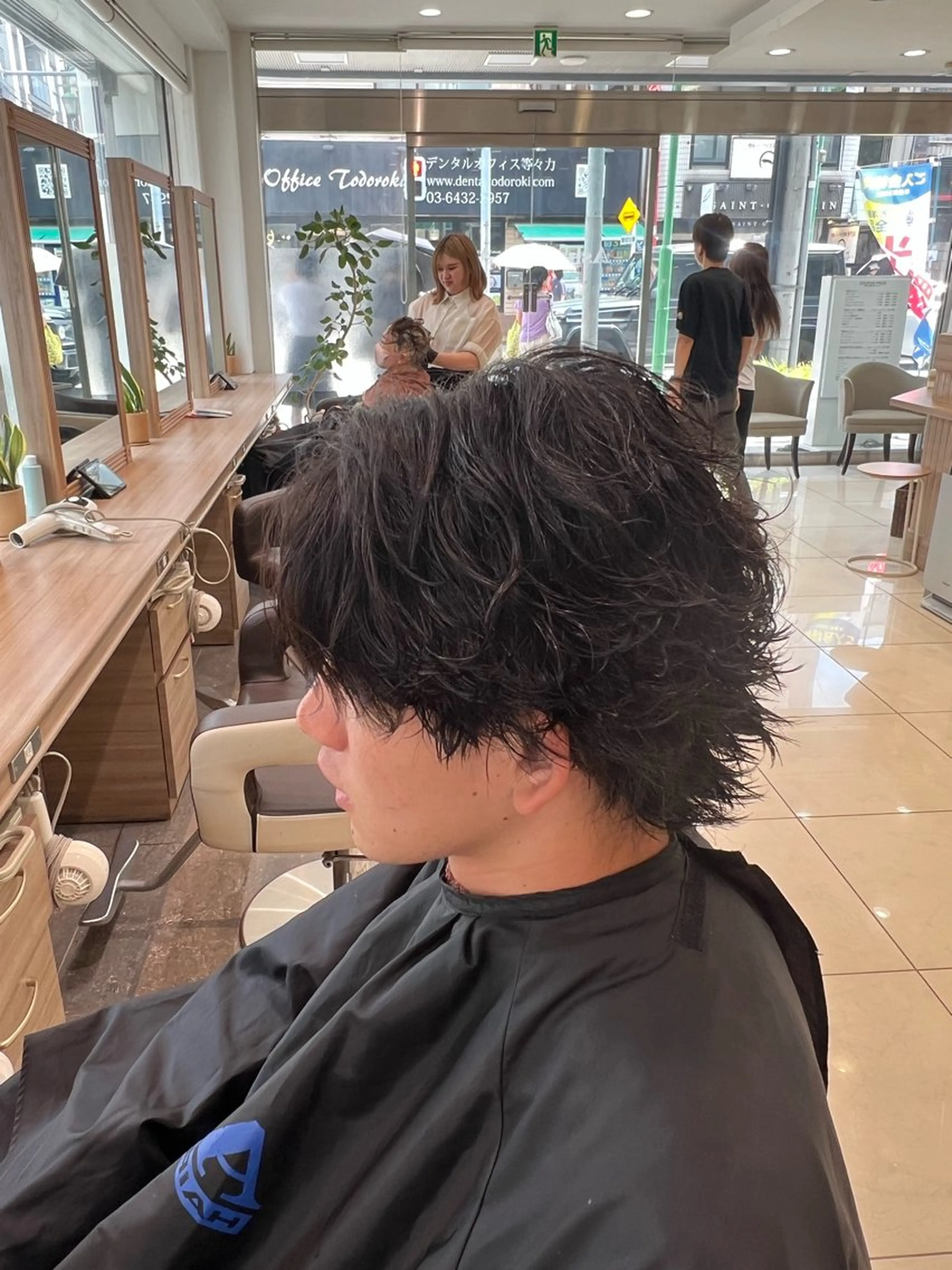 パーマ メンズ カット パーマ SENA 再現性 パーマと縮毛矯正のヘアスタイル