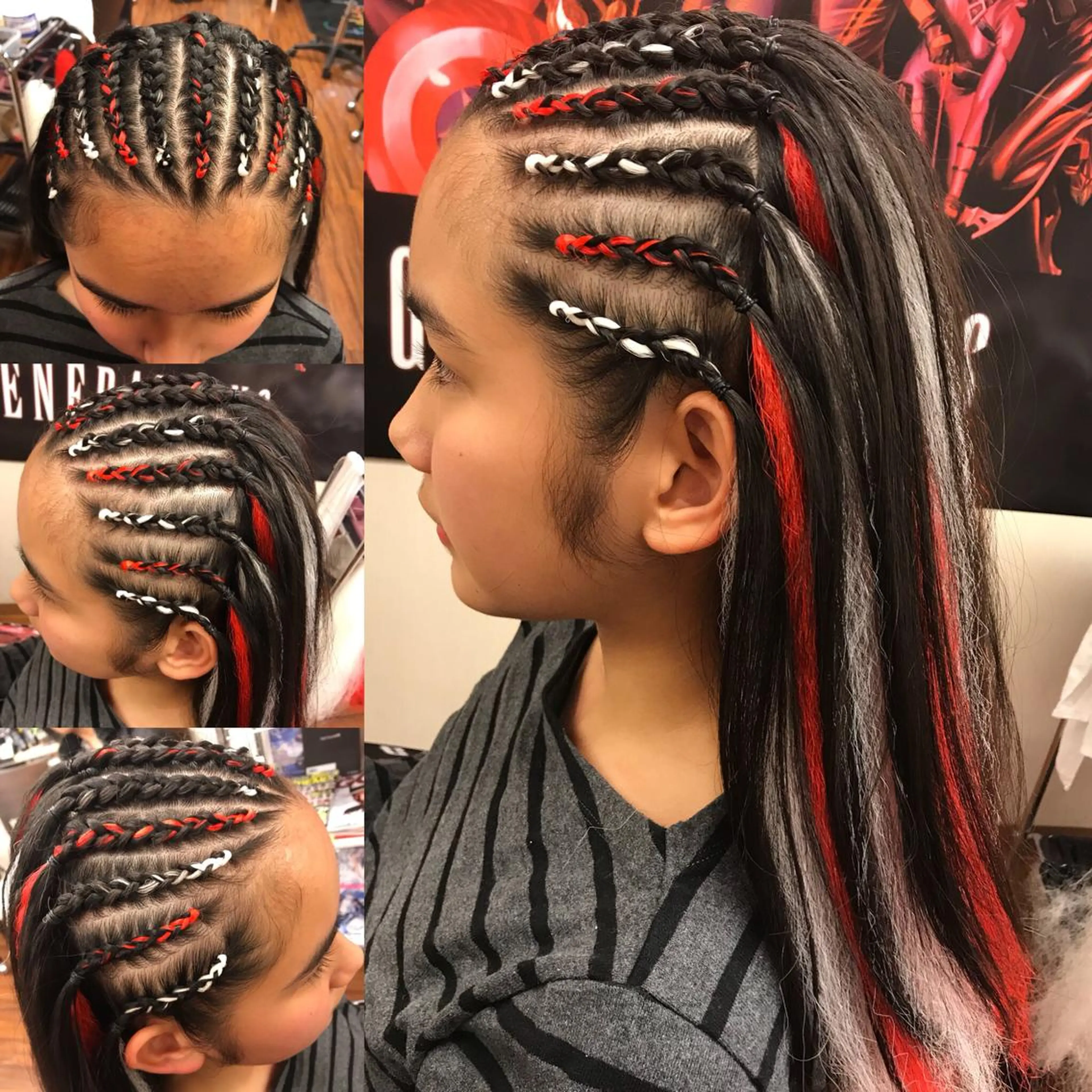 ✨コーンロウ✨ 本田さゃかのヘアスタイル