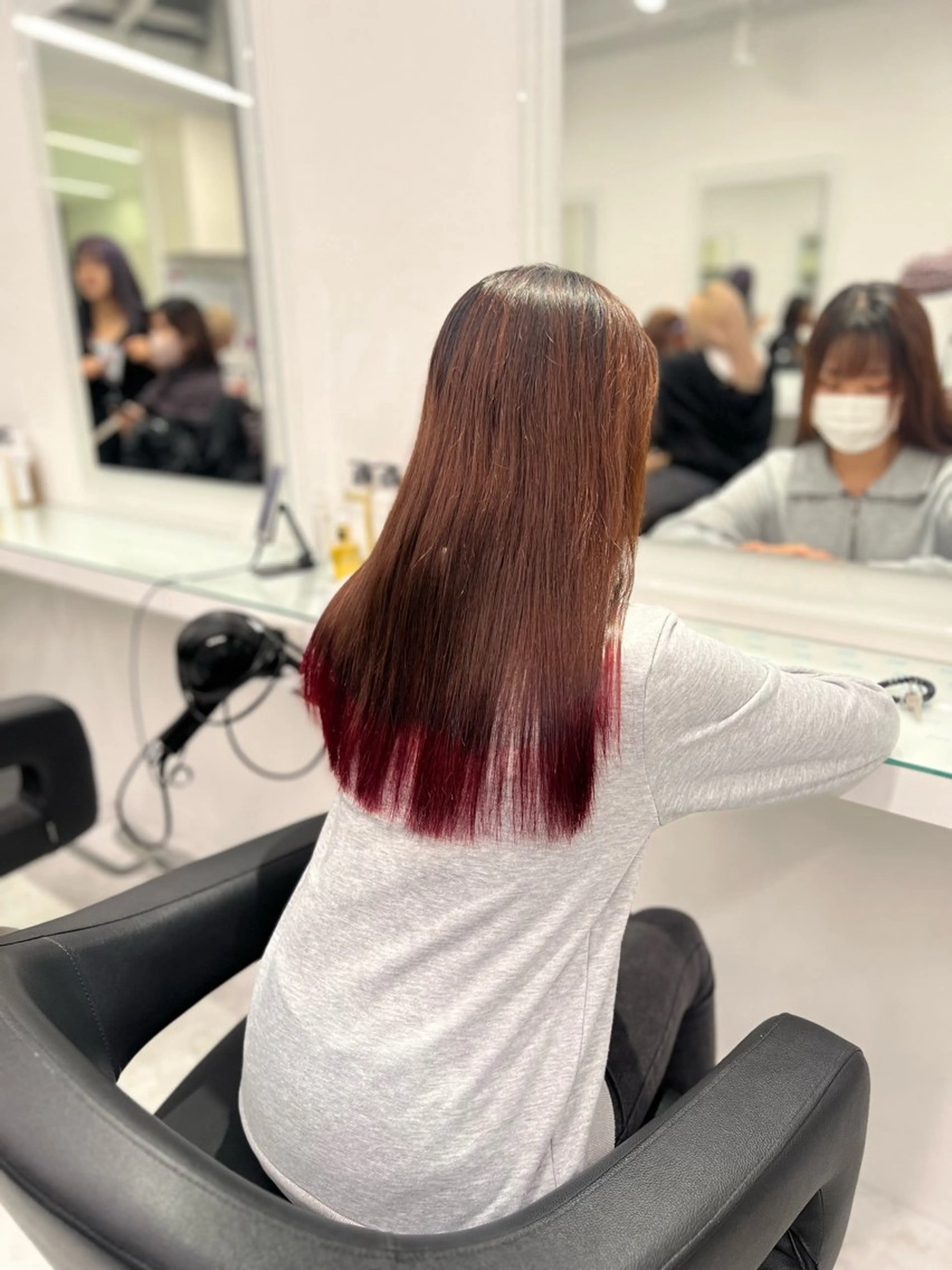 カラー ヘアカラー トリートメント ヘッドスパ ヘアセット ブリーチなし透明感 💗RYOTAのヘアスタイル