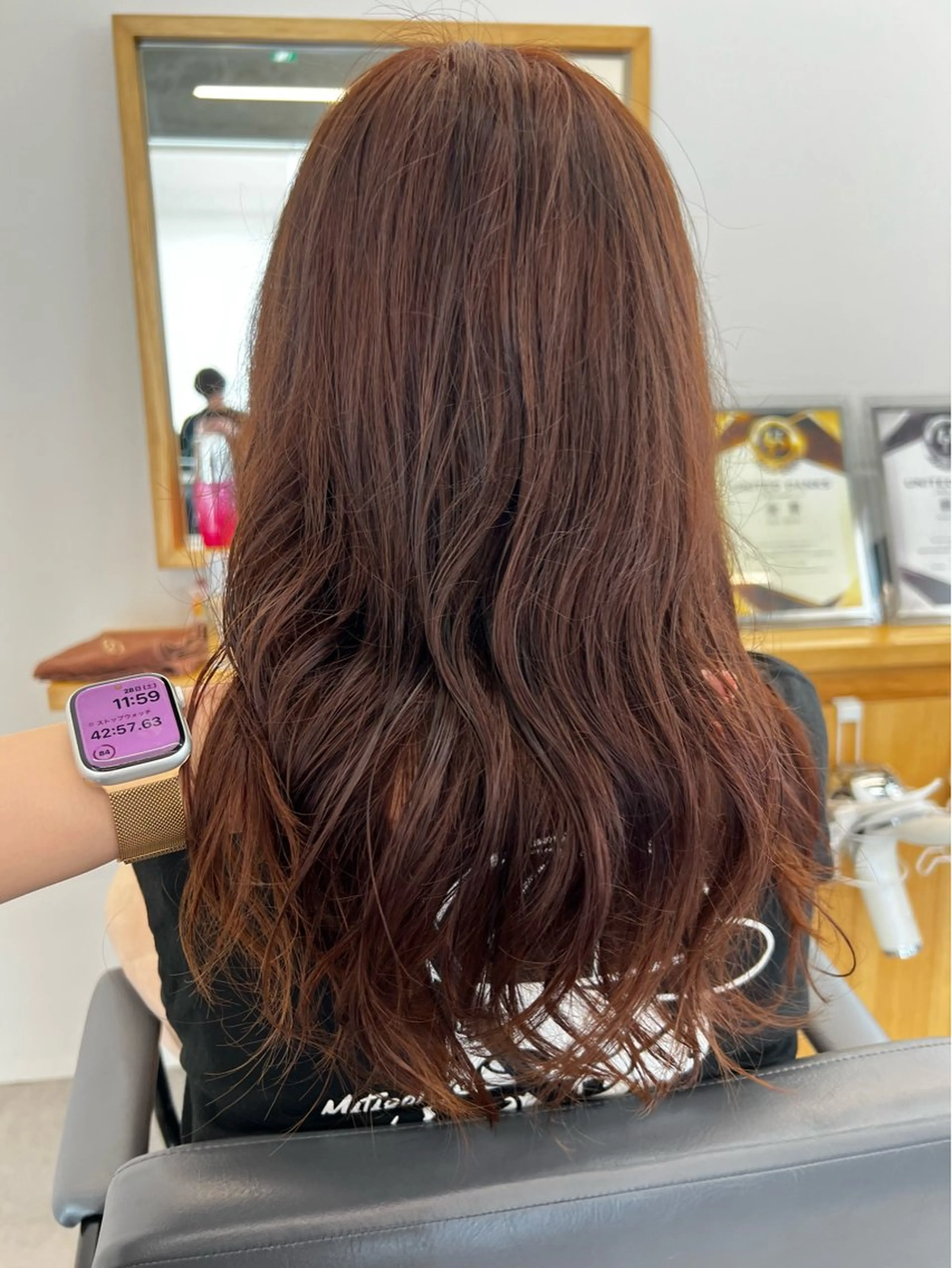 ロング カラー Ore🫧タナカマヤ /柔らかい質感カラーのヘアスタイル