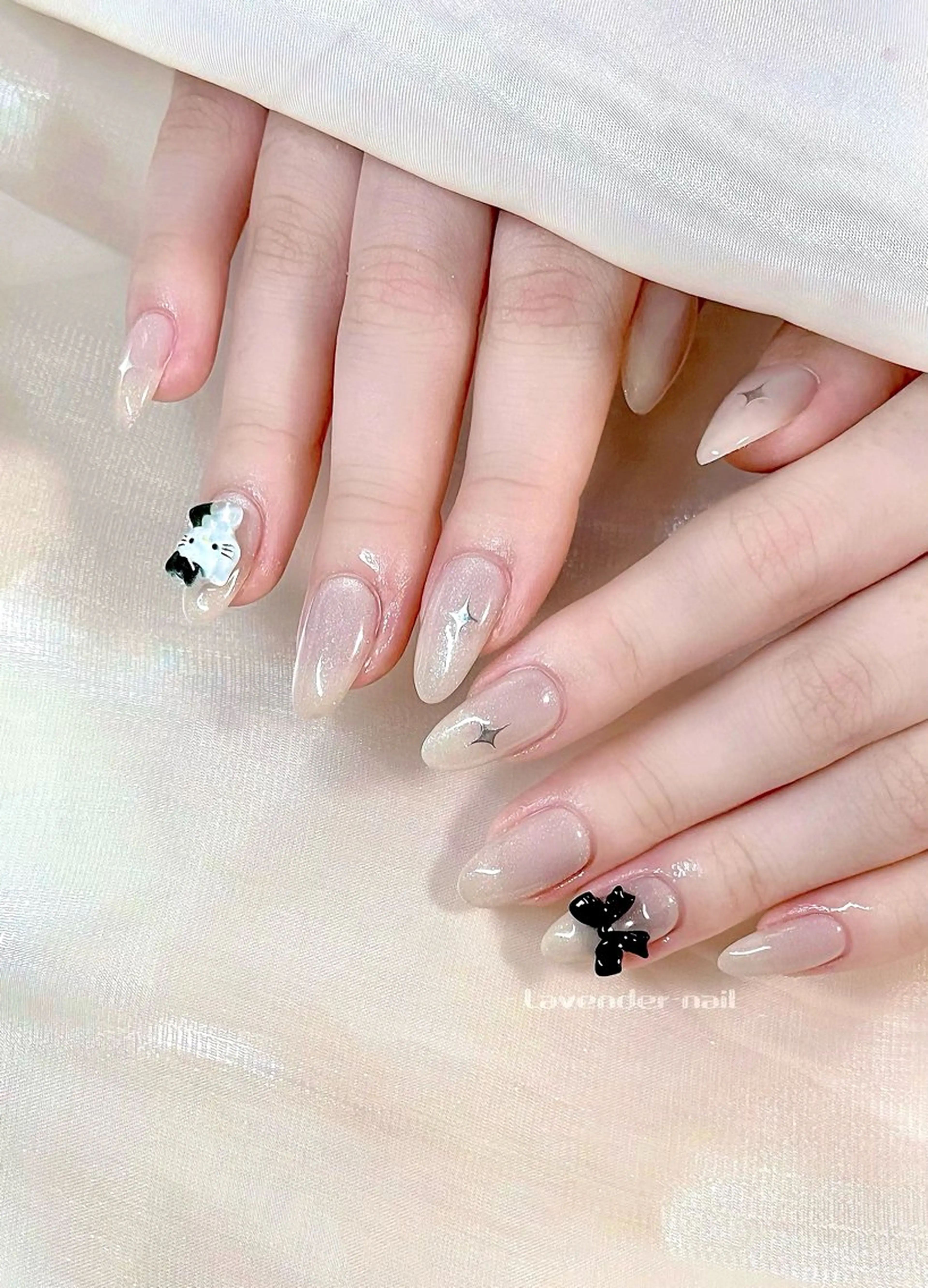 ネイル ハンドネイル Lavender nail·中島公園のネイルデザイン