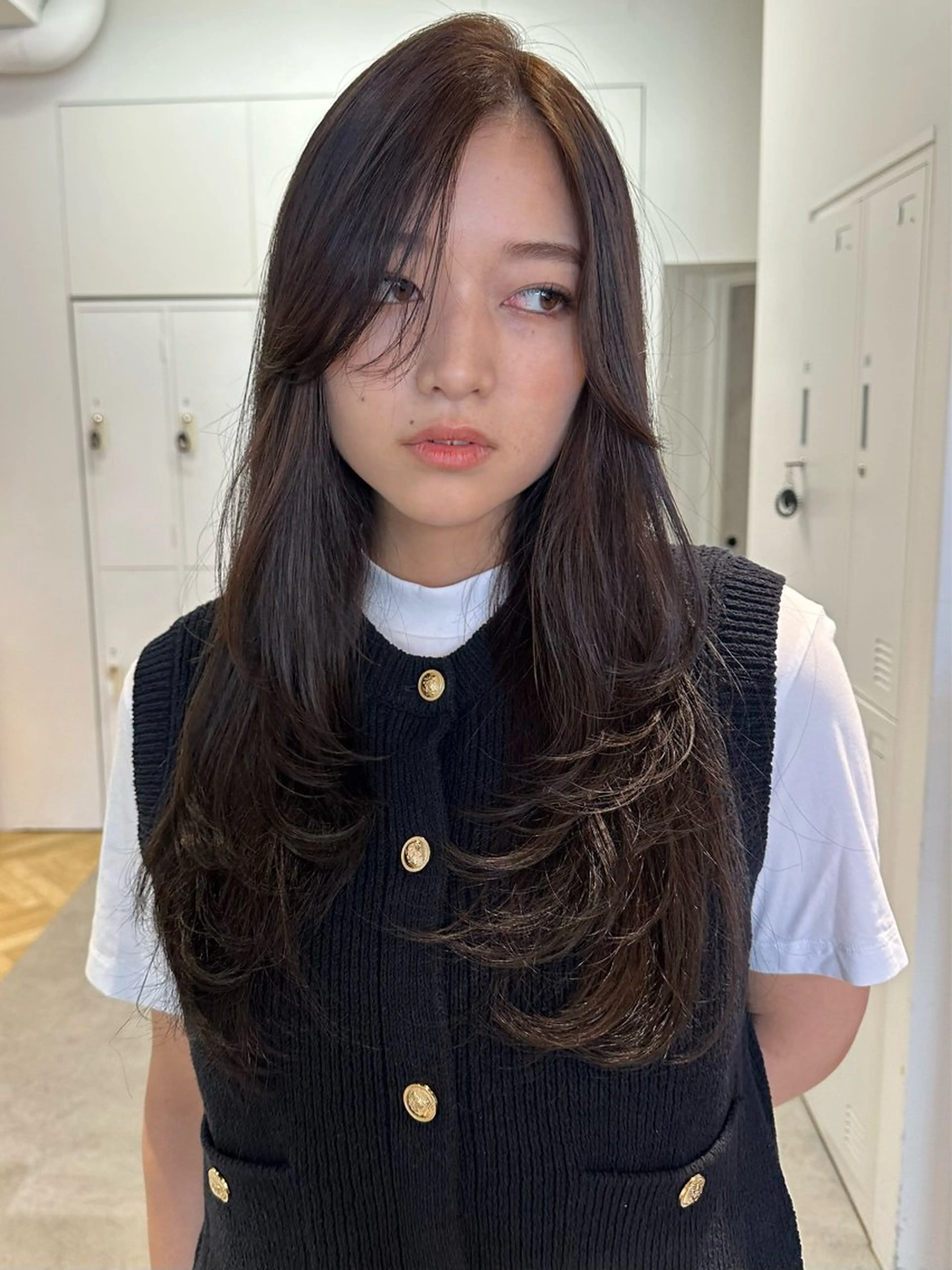 ロング カラー レイヤーカット K-two谷町❄️ hinaのヘアスタイル