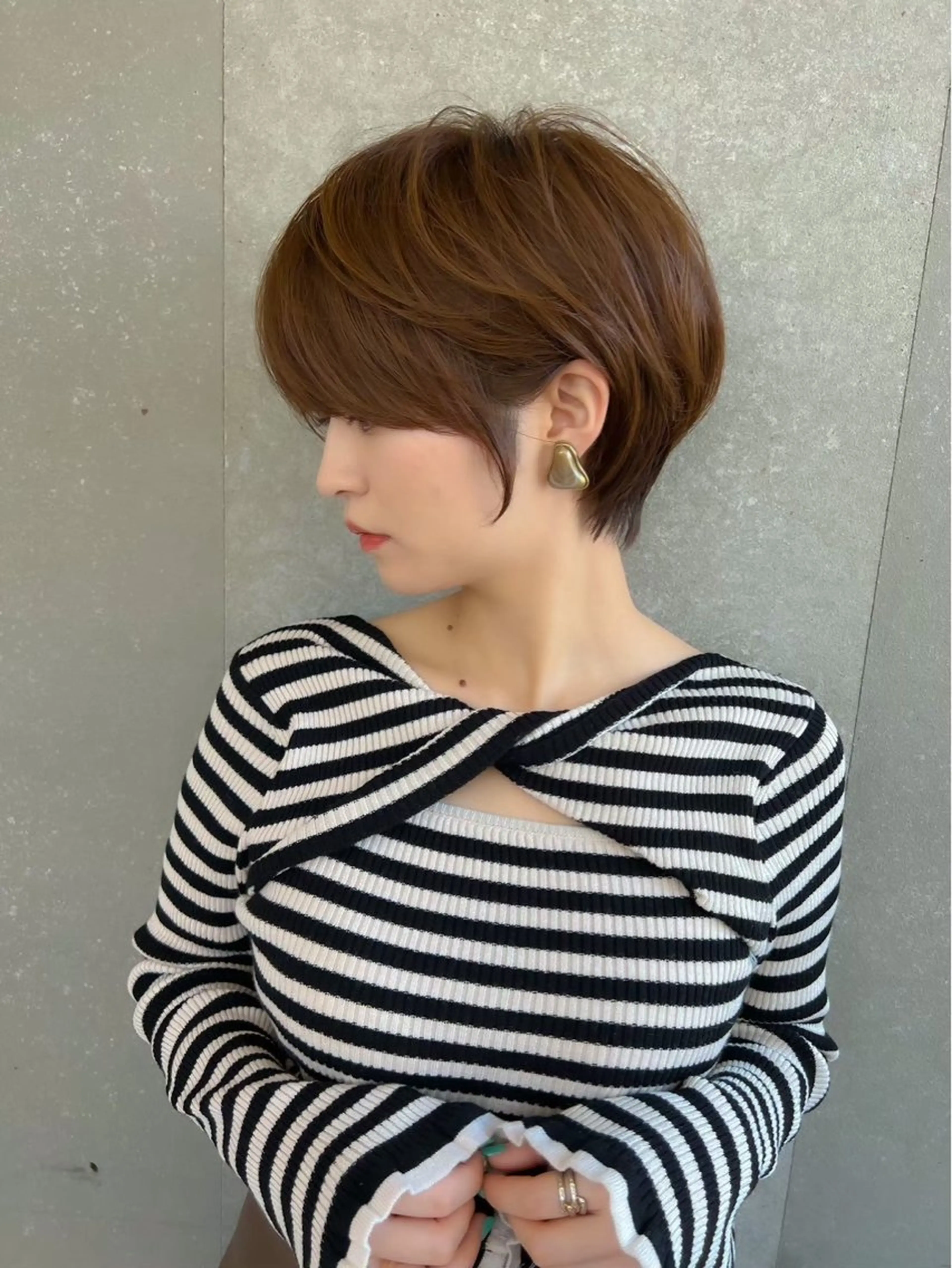 ショート ショートヘア 小顔カット カット ヘアカラー トリートメント ヘッドスパ taiga レイヤー /髪質改善/矯正🌈のヘアスタイル