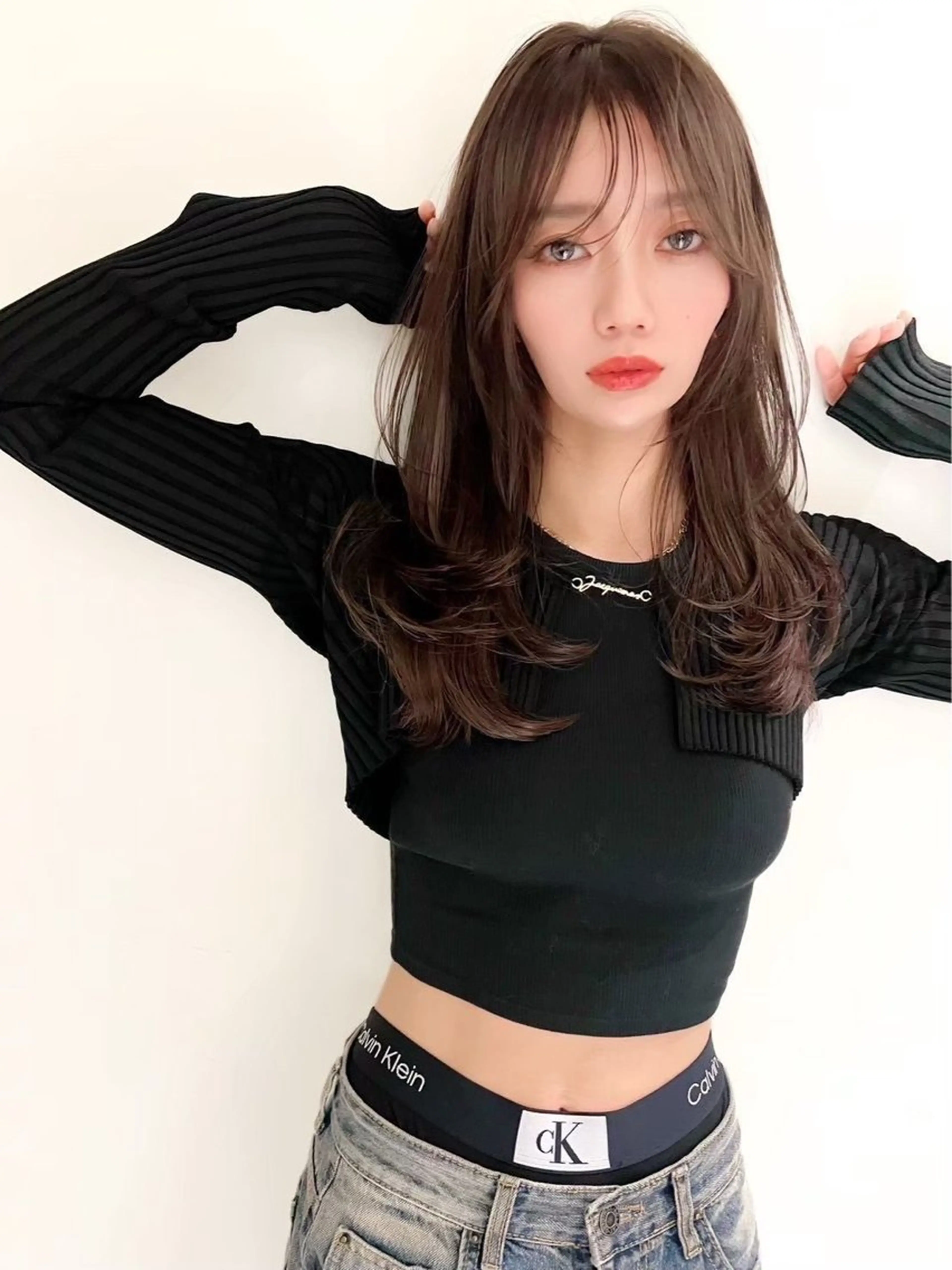 ロング カラー レイヤーカット カット ヘアカラー トリートメント 🌈透明感カラー🌈 🌟吉田祐介🌟のヘアスタイル