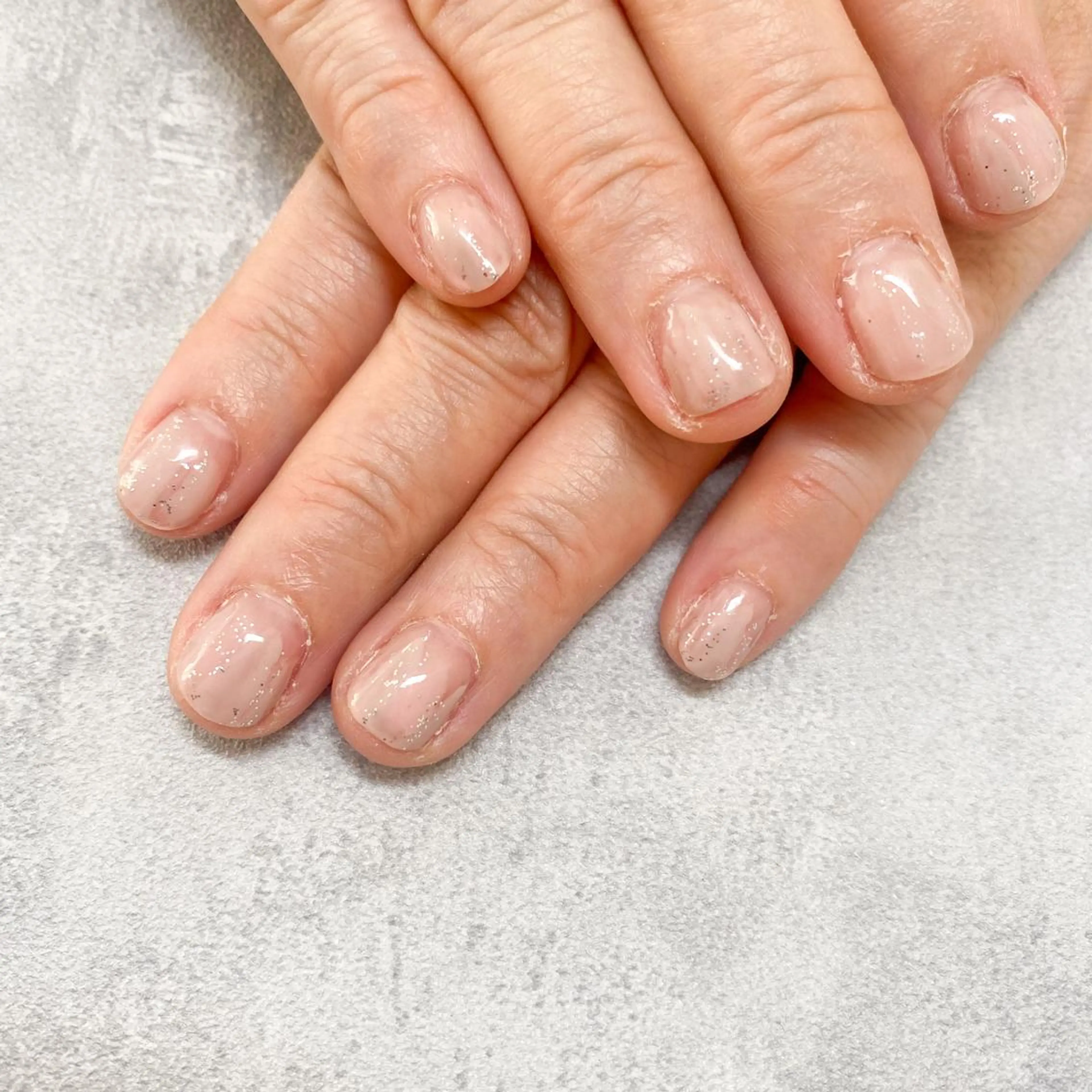 ネイル ハンドネイル ゴテゴテ💙ワンホン リオナのネイルデザイン