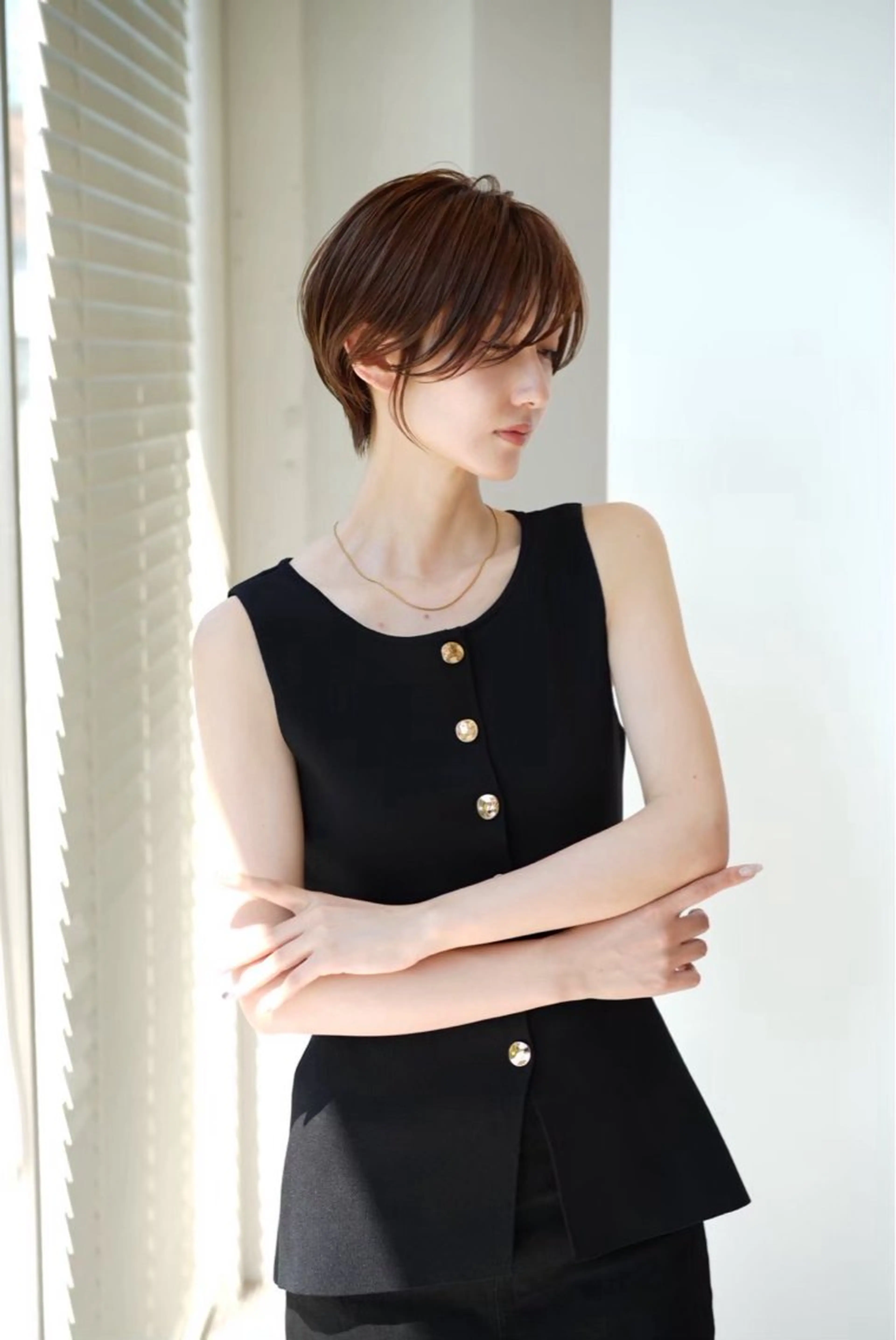 ショート カラー 加賀 千聖 /soigneのヘアスタイル