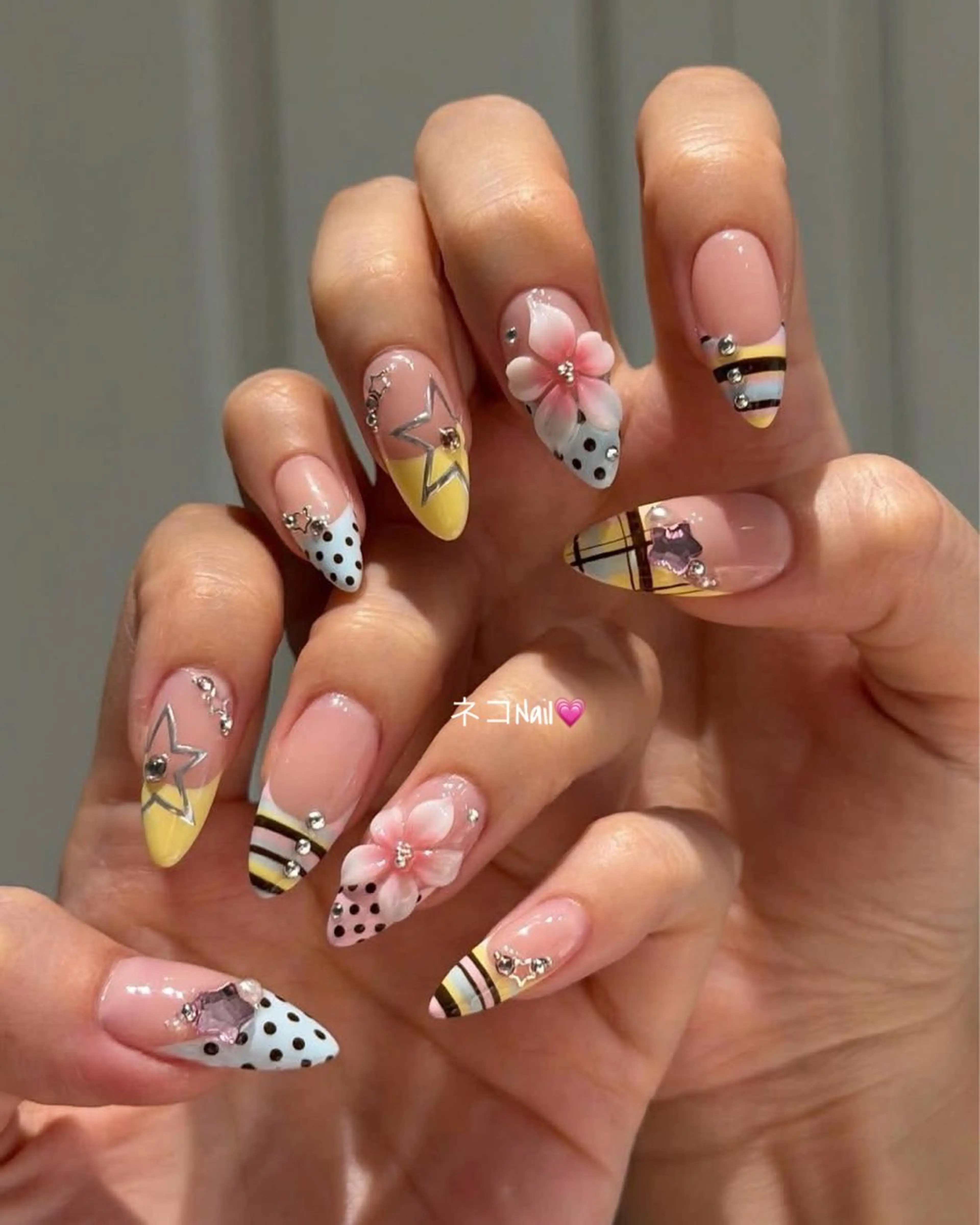 ネイル 韓国ネイル ワンカラーネイル シンプルネイル ハンドネイル ネコ Nailのネイルデザイン