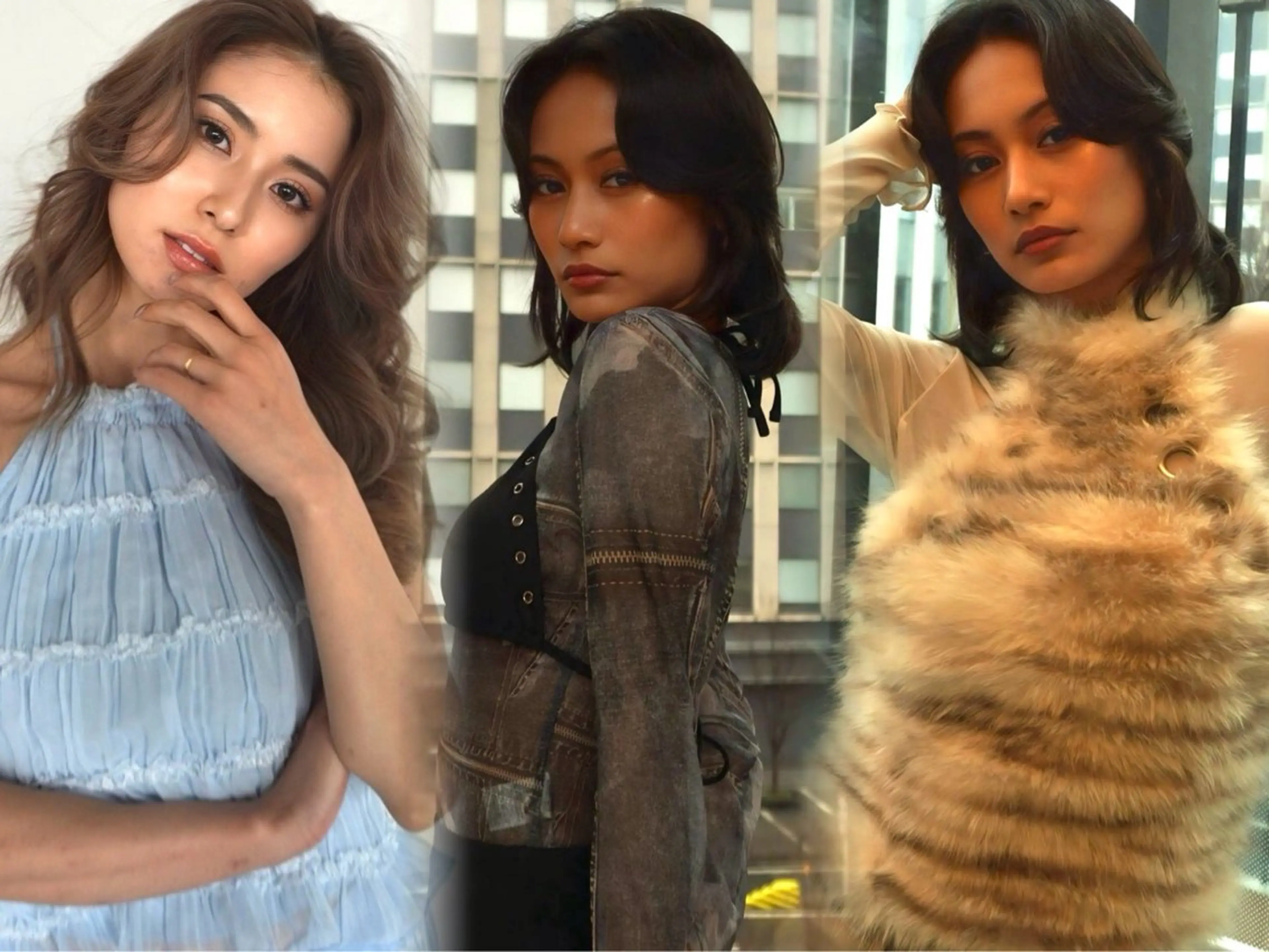セミロング カット トリートメント DEAN ISLA 大人レイヤーカットのヘアスタイル