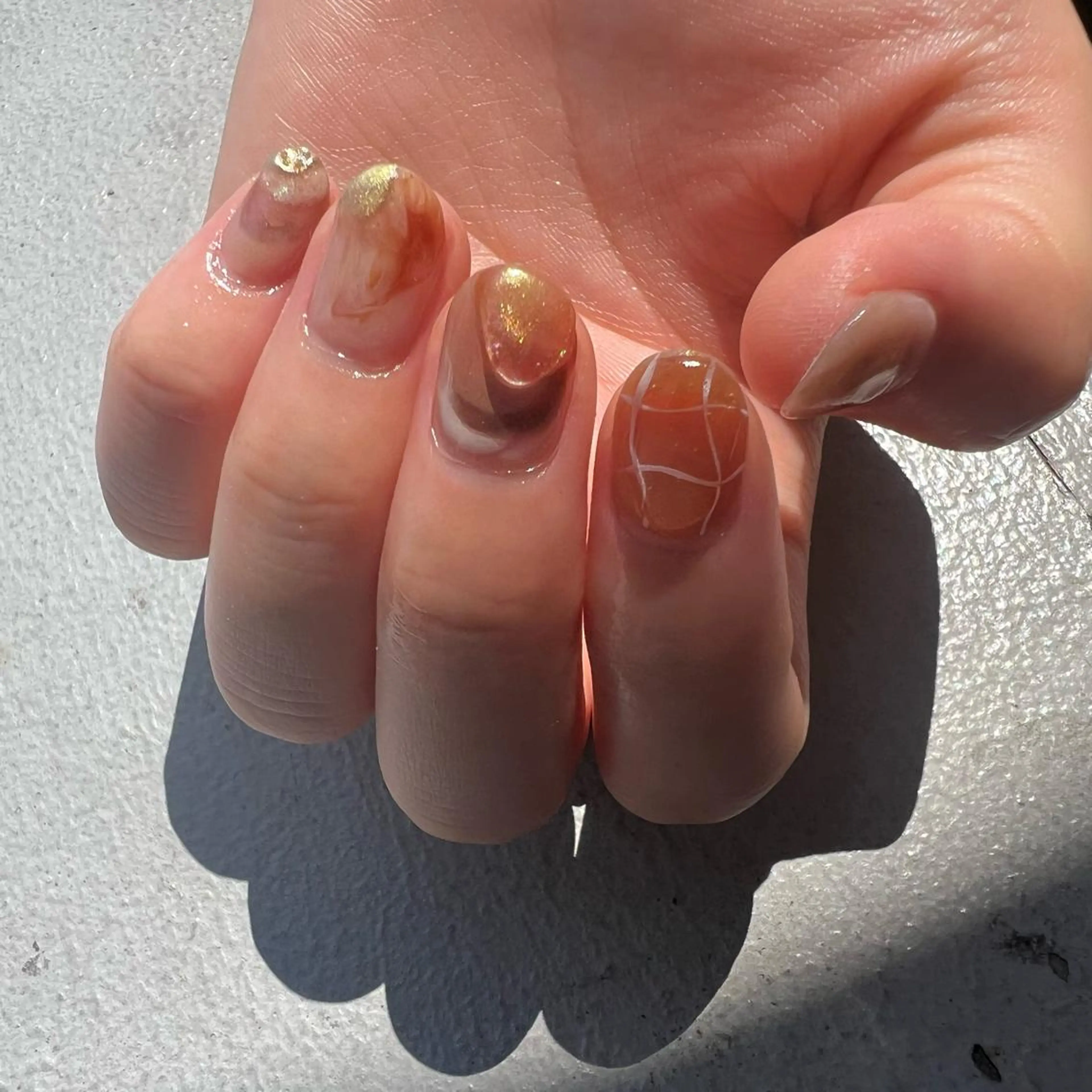 ネイル ハンドネイル 《ニュアンスネイル》 risaのネイルデザイン