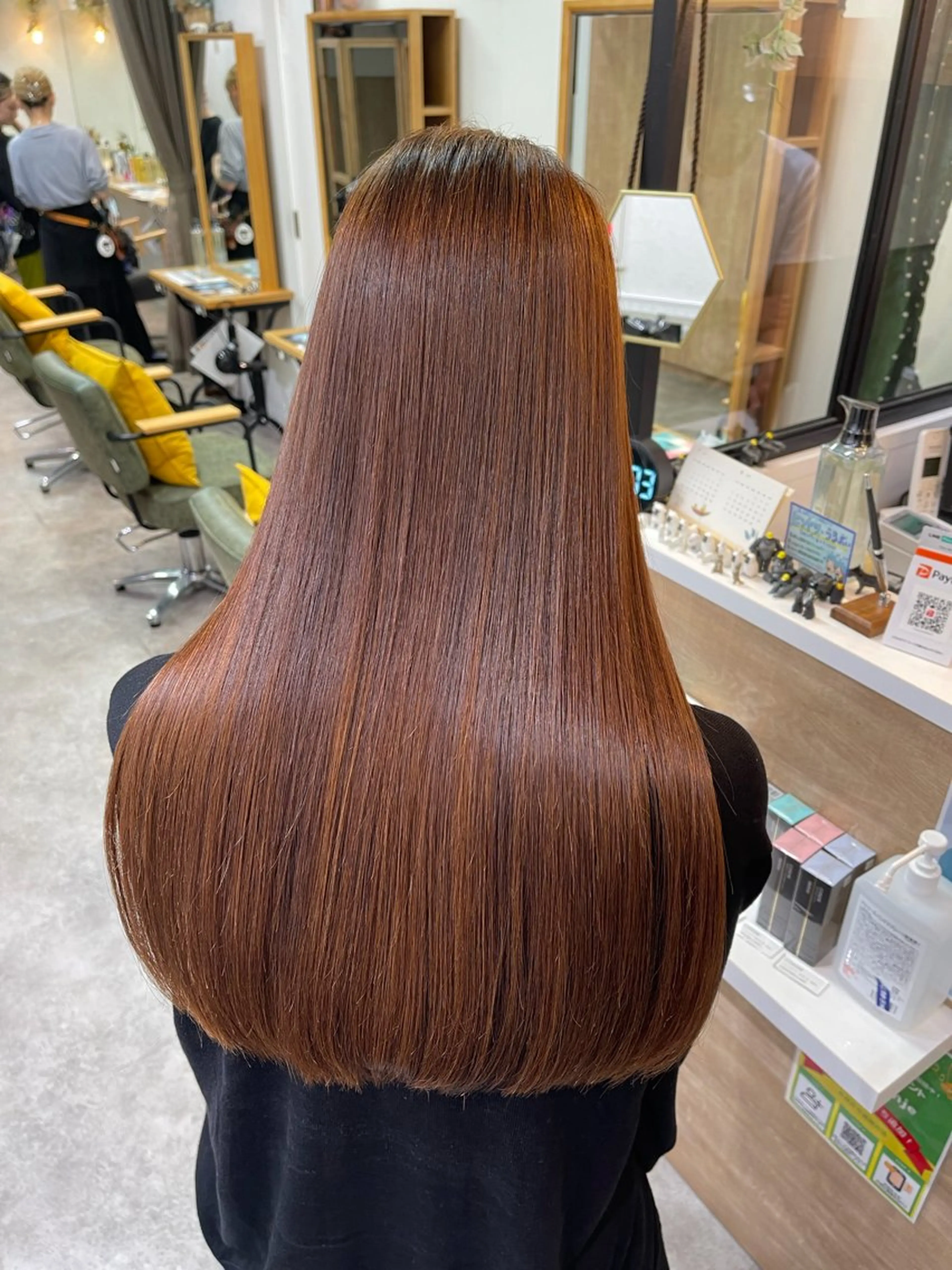 ロング カラー ブラウンカラー オレンジ オレンジブラウン 髪質改善 ブリーチ✨/似合わせ カラー🎀/Yuzuのヘアスタイル