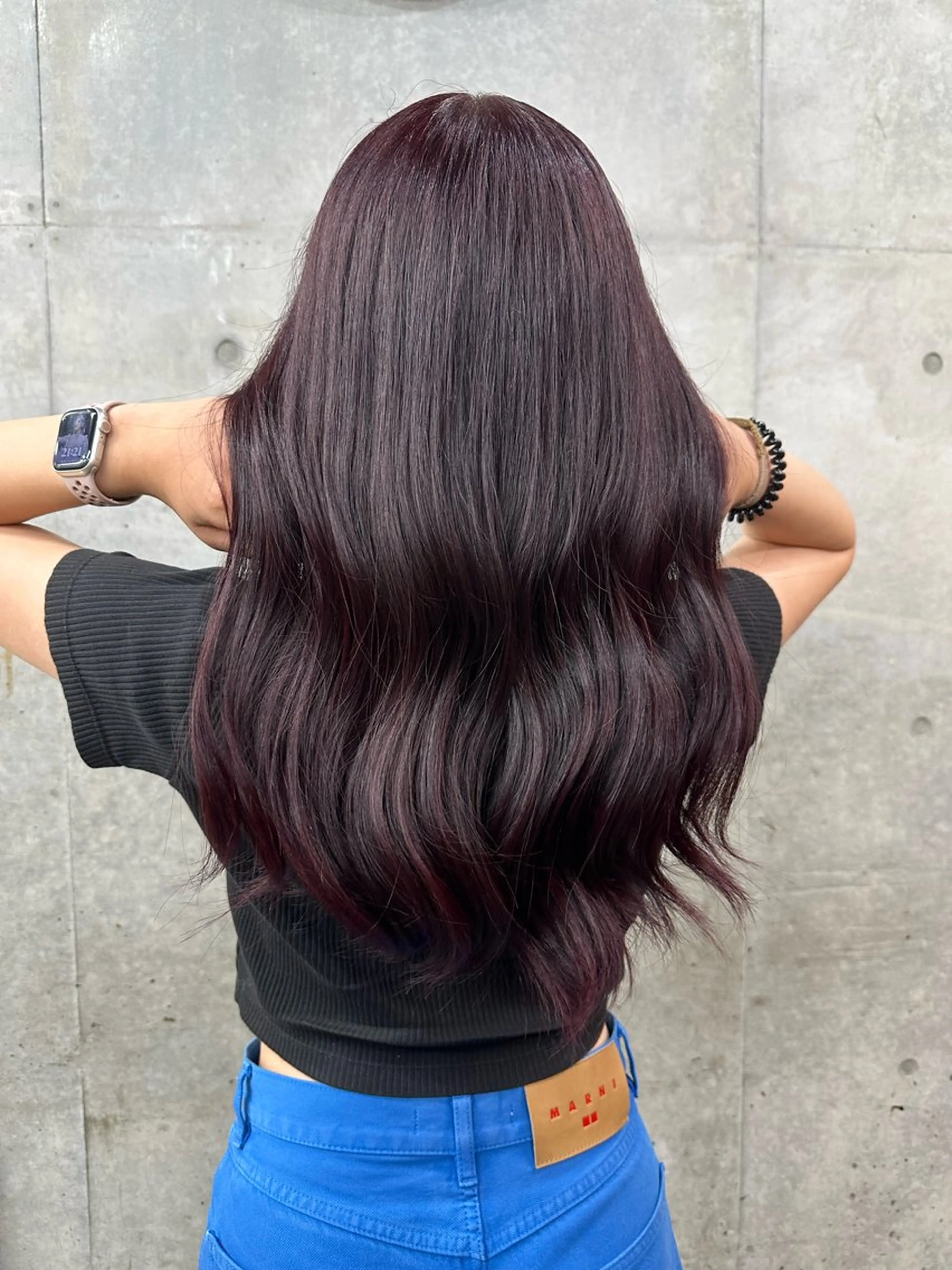 ロング ヘアカラー 透明感カラー/外苑前 /MIRAI🇰🇷のヘアスタイル