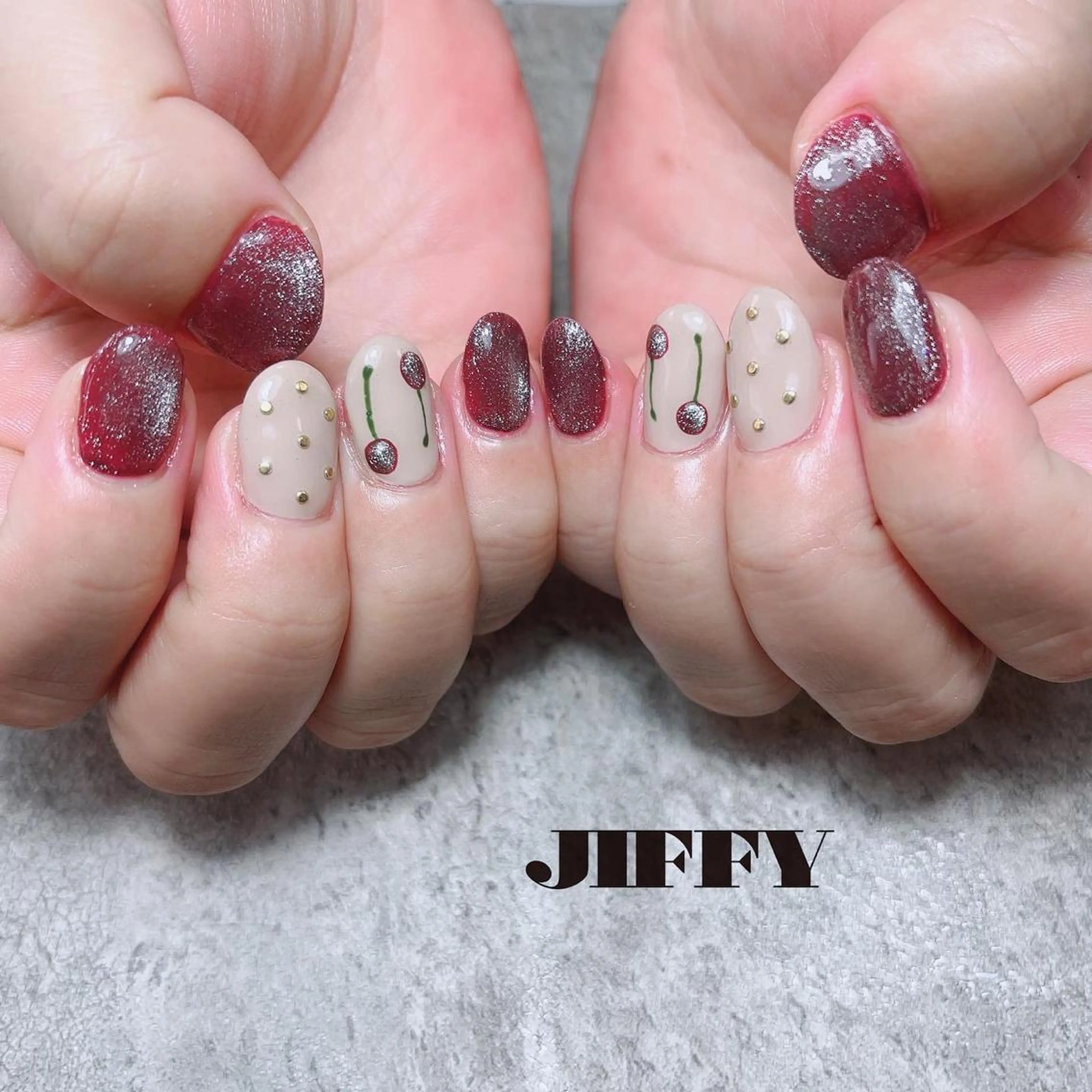 ネイル マグネットネイル JIFFY nailstudioのネイルデザイン