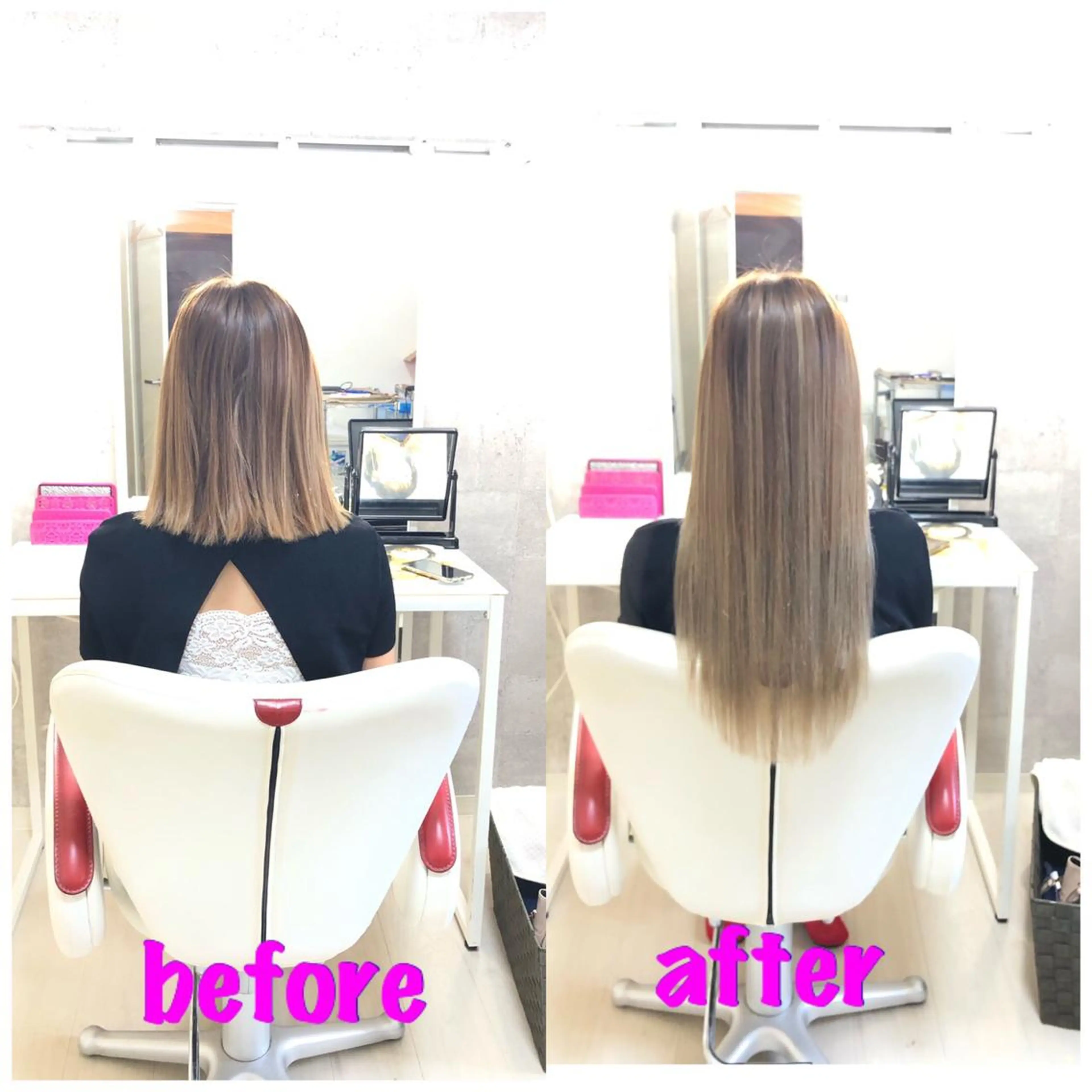 ロング エクステ 🌸ドレスアップ 心斎橋店🌸のヘアスタイル