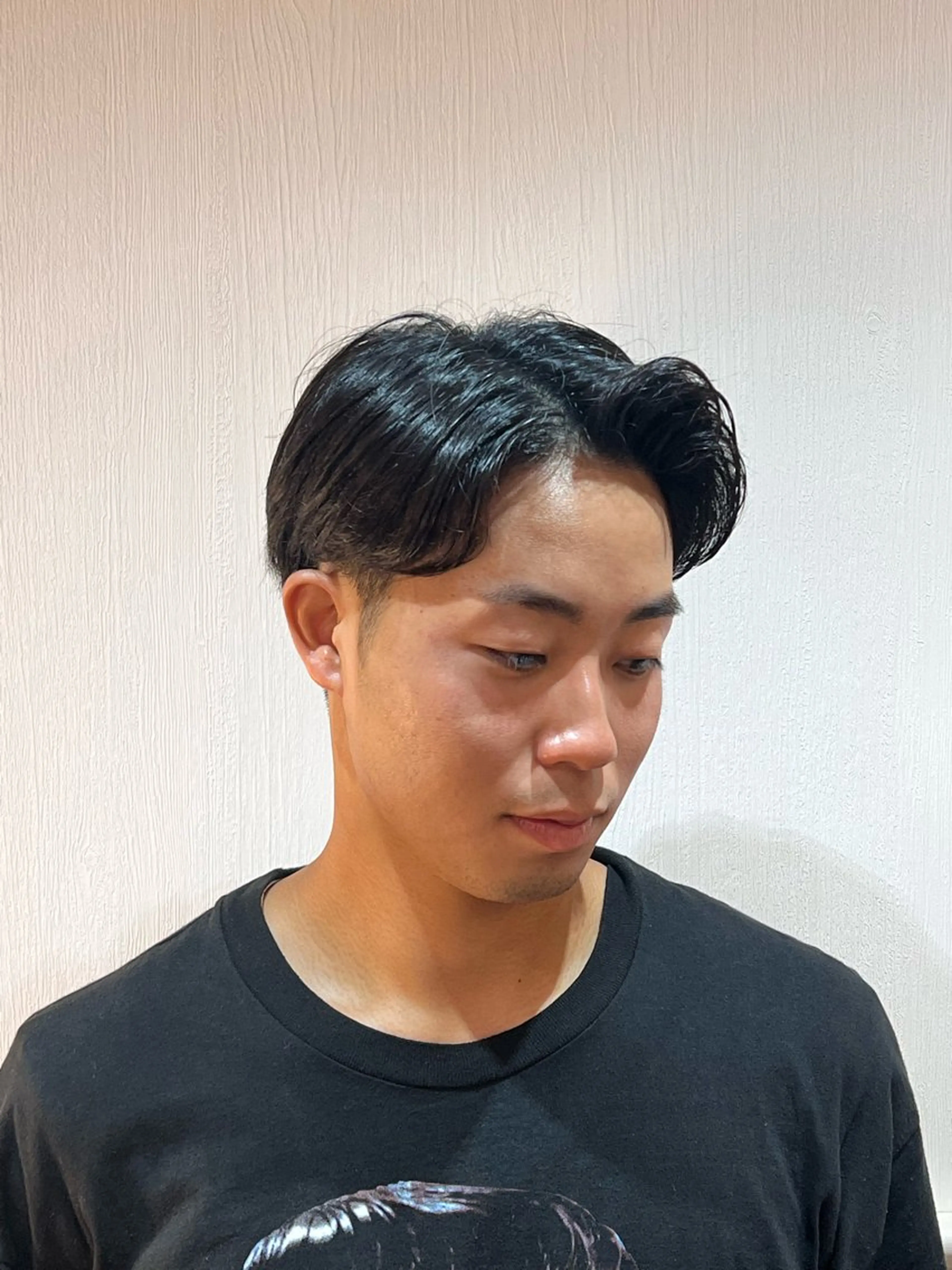 ショート メンズ アップバング 木村温人 カットモデル募集中のヘアスタイル